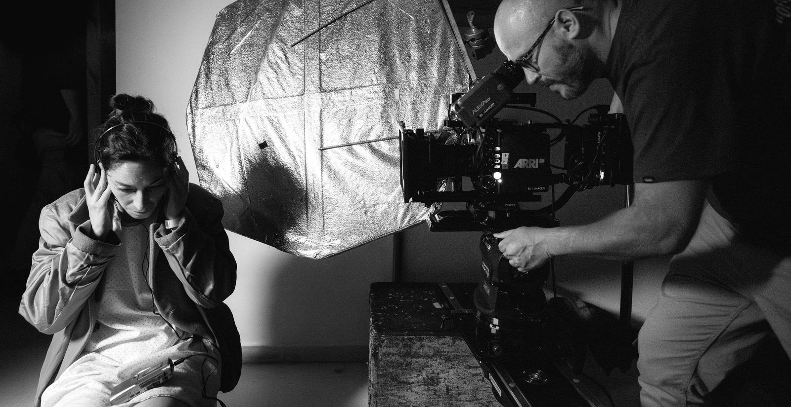 Pablo Otero, dirigiendo una escena.