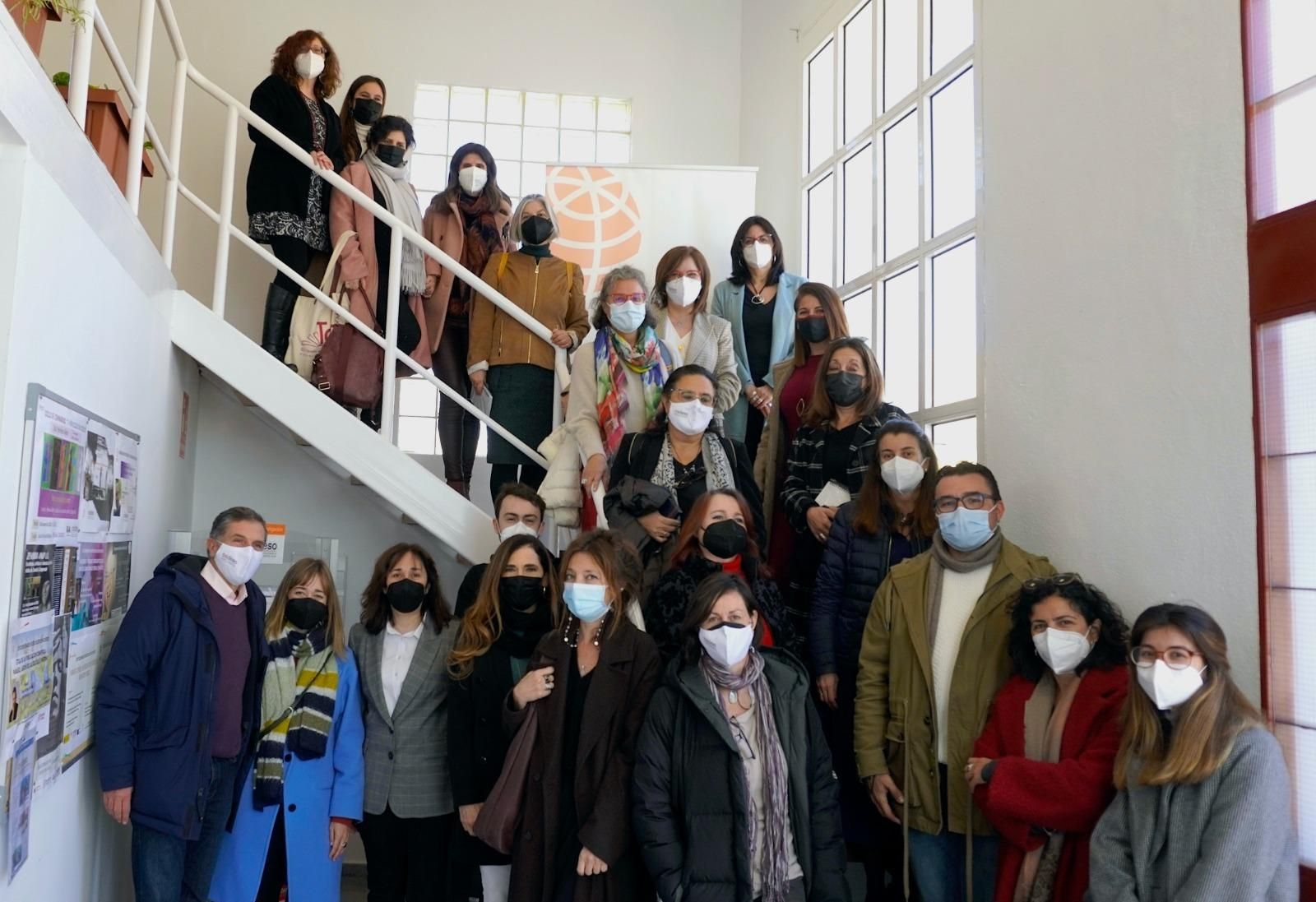 Los miembros del Coideso en su sede recién rehabilitada en el pabellón Zenobia Camprubí. Los miembros del Coideso en su sede recién rehabilitada en el pabellón Zenobia Camprubí.