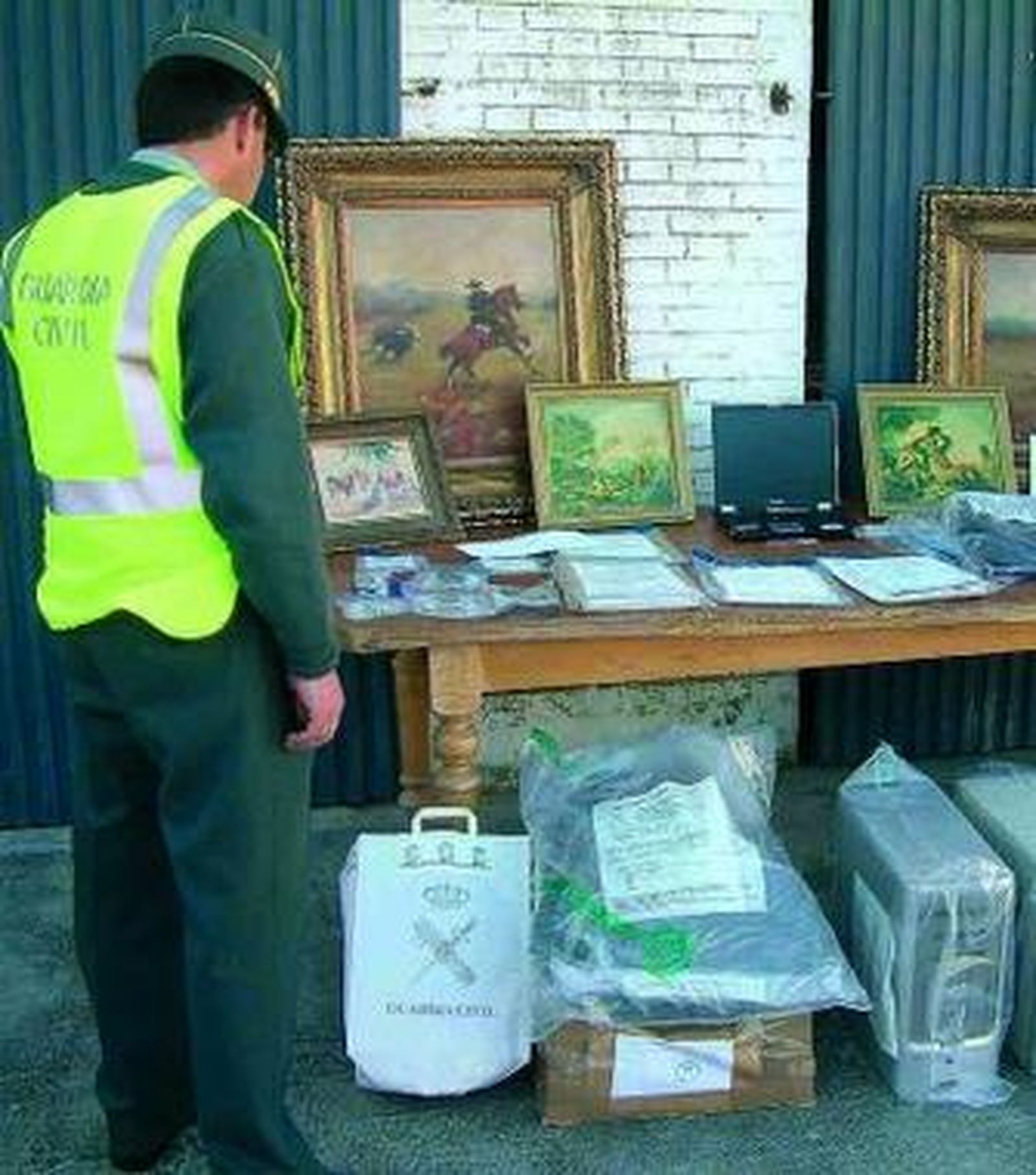 Parte del material intervenido en el marco de la operación 'Gordo'.