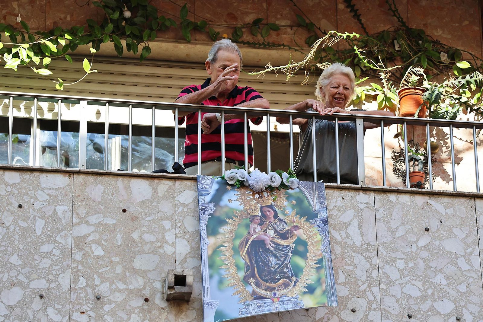 Imágenes de la bajada de la Virgen de la Cinta