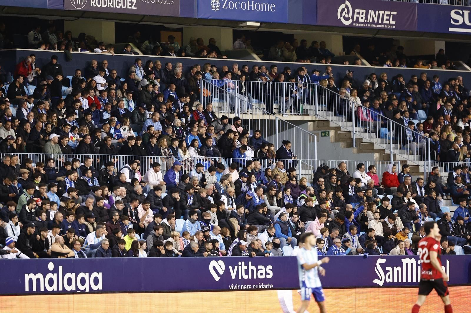 Búscate en las gradas de La Rosaleda en el Málaga CF-Mirandés