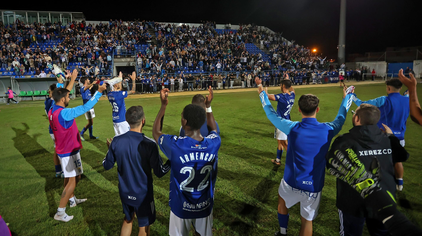 Partido del Xerez CD - Puente Genil (4-0)