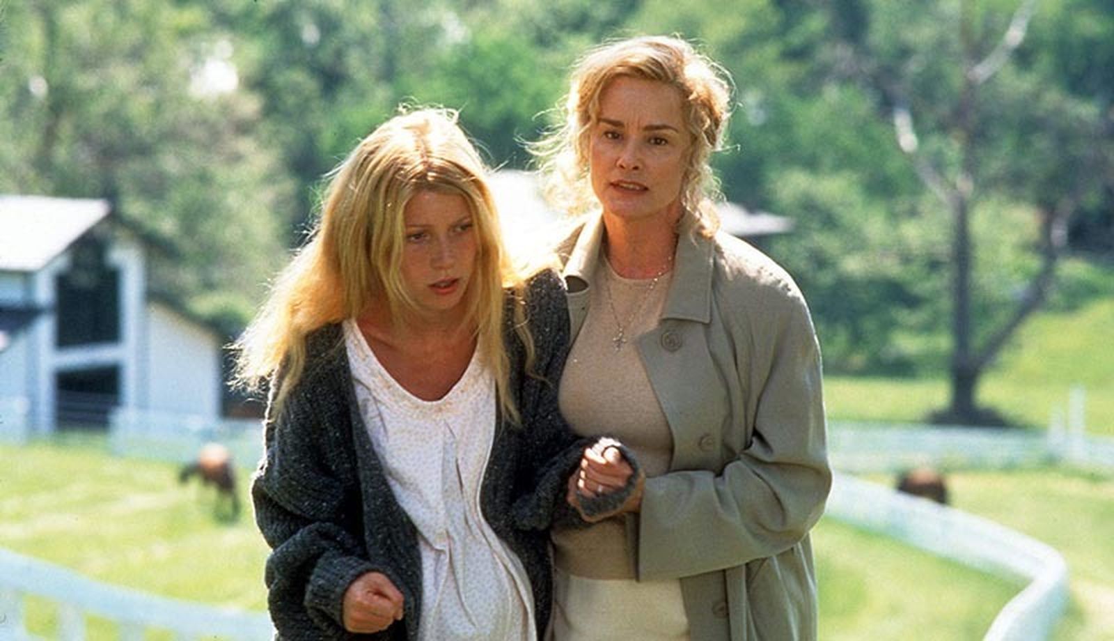 Gwyneth Paltrow y Jessica Lange  en un anterior trabajo, ‘Secreto de sangre’.