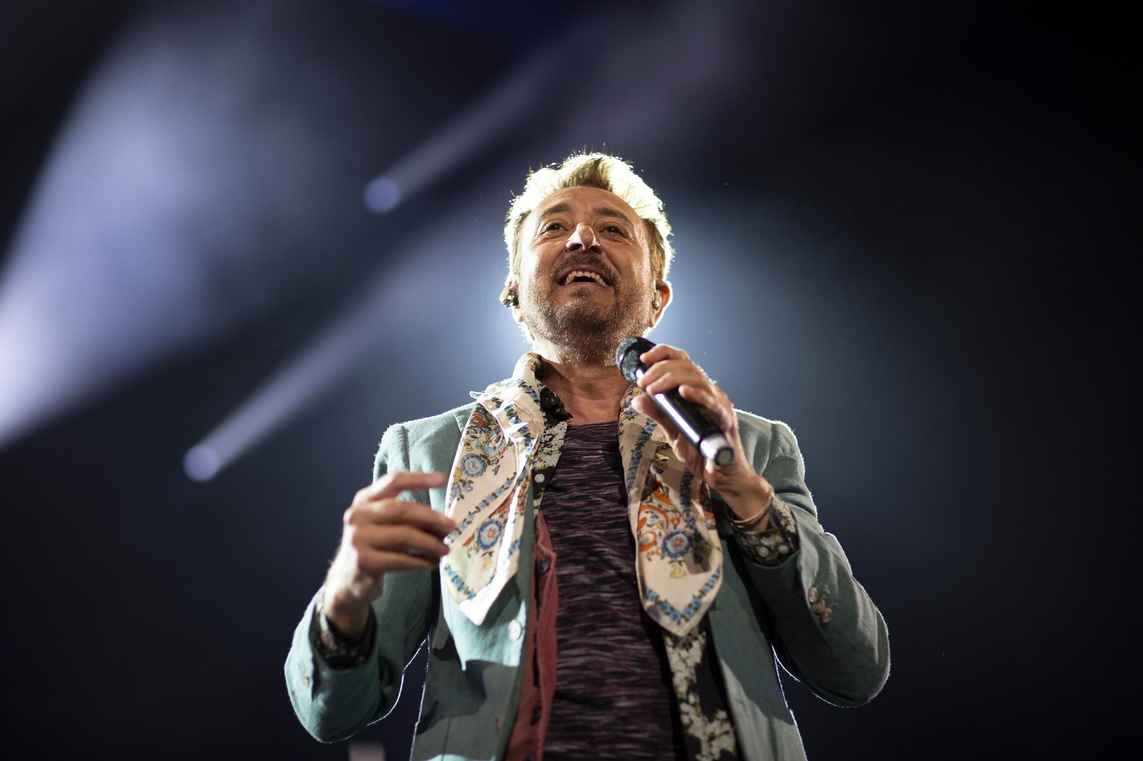 Manolo Garcia, en un concierto reciente en Granada.