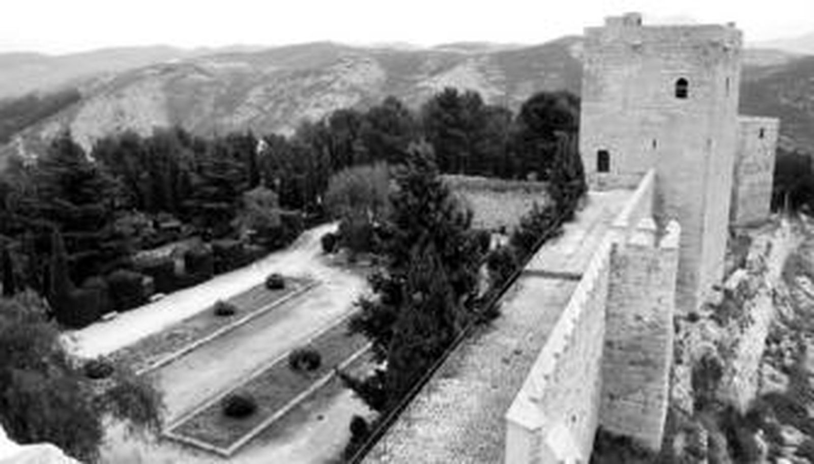 Una vista panorámica del monumento antequerano.