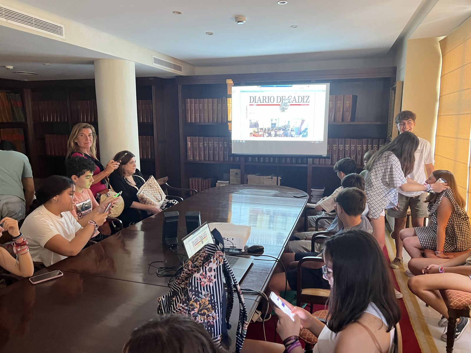El colegio Safa-Beaterio de Alcalá de los Gazules visita Diario de Cádiz