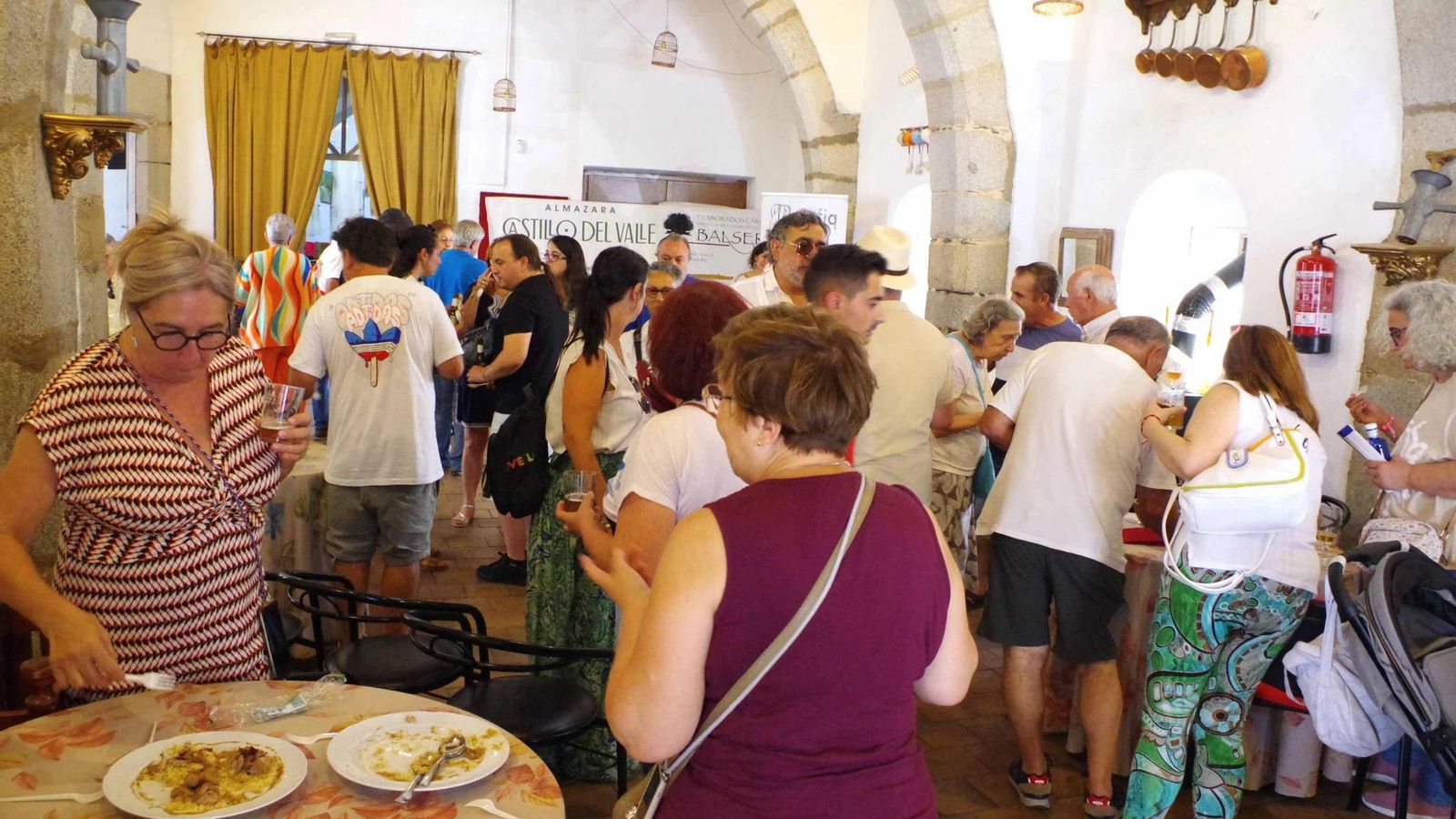 Degustación final tras el concurso.