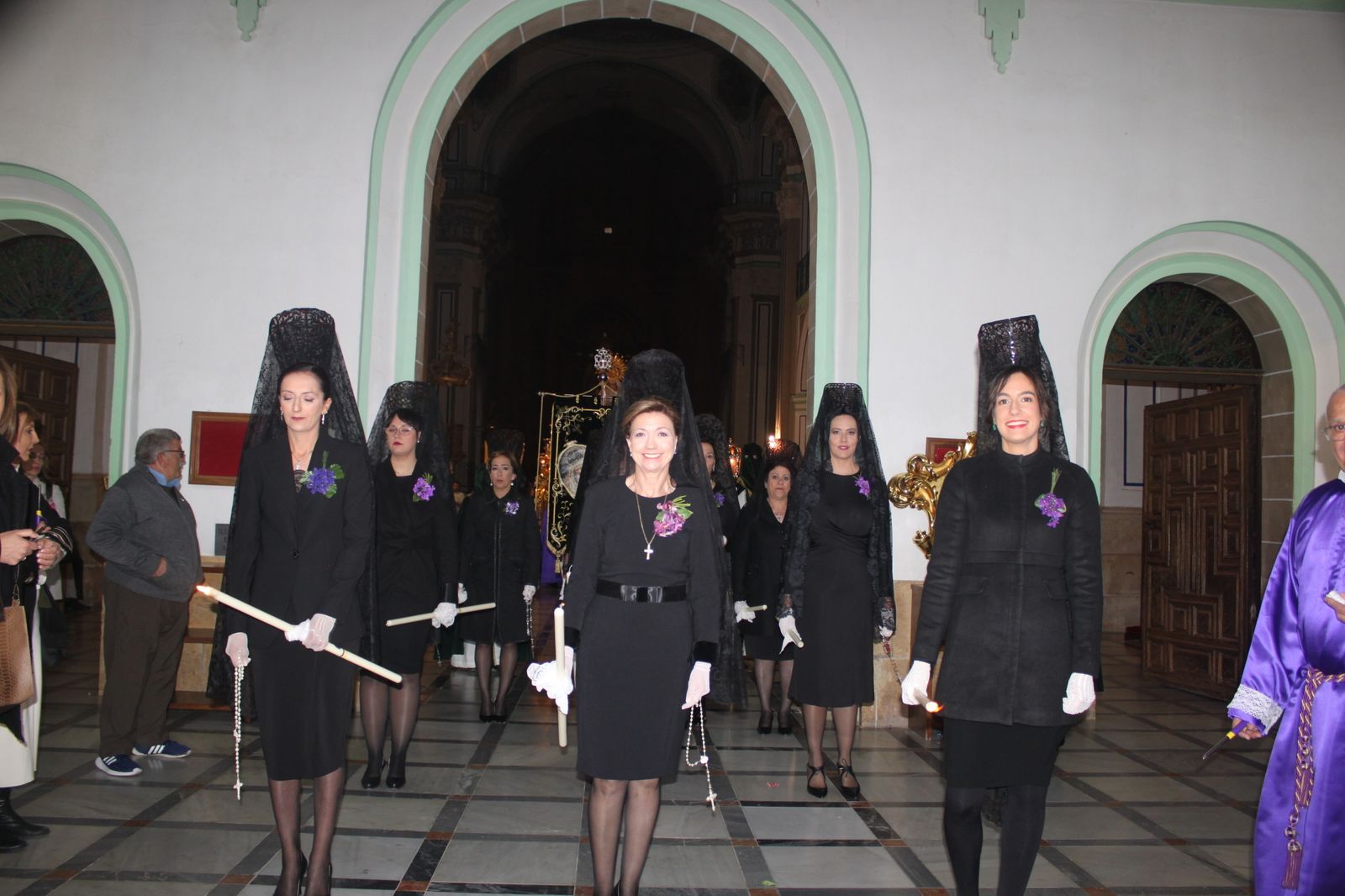 Las imágenes de las procesiones del Jueves Santo en Vélez Rubio