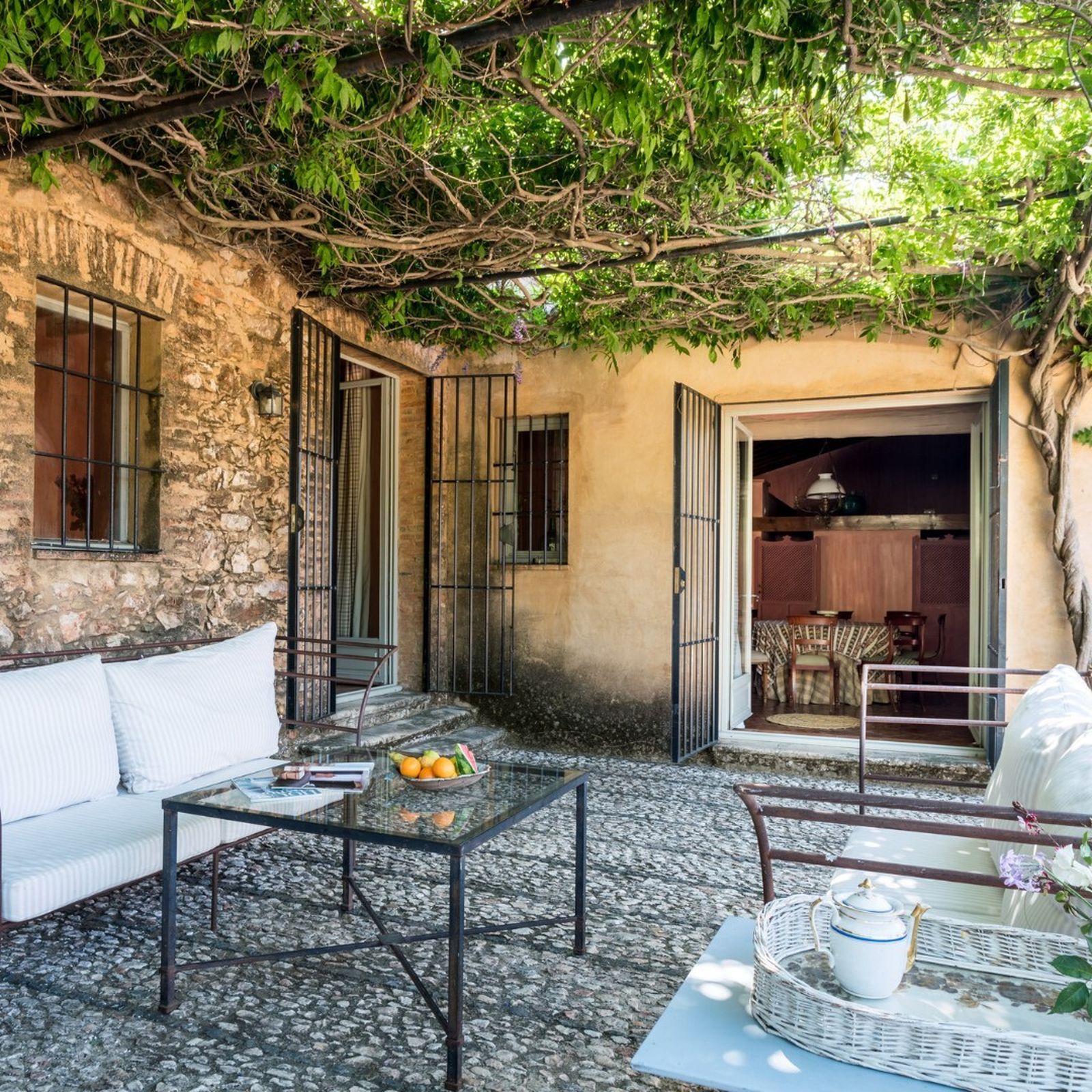 Esta casa de revista se alquila en un pueblecito de Huelva