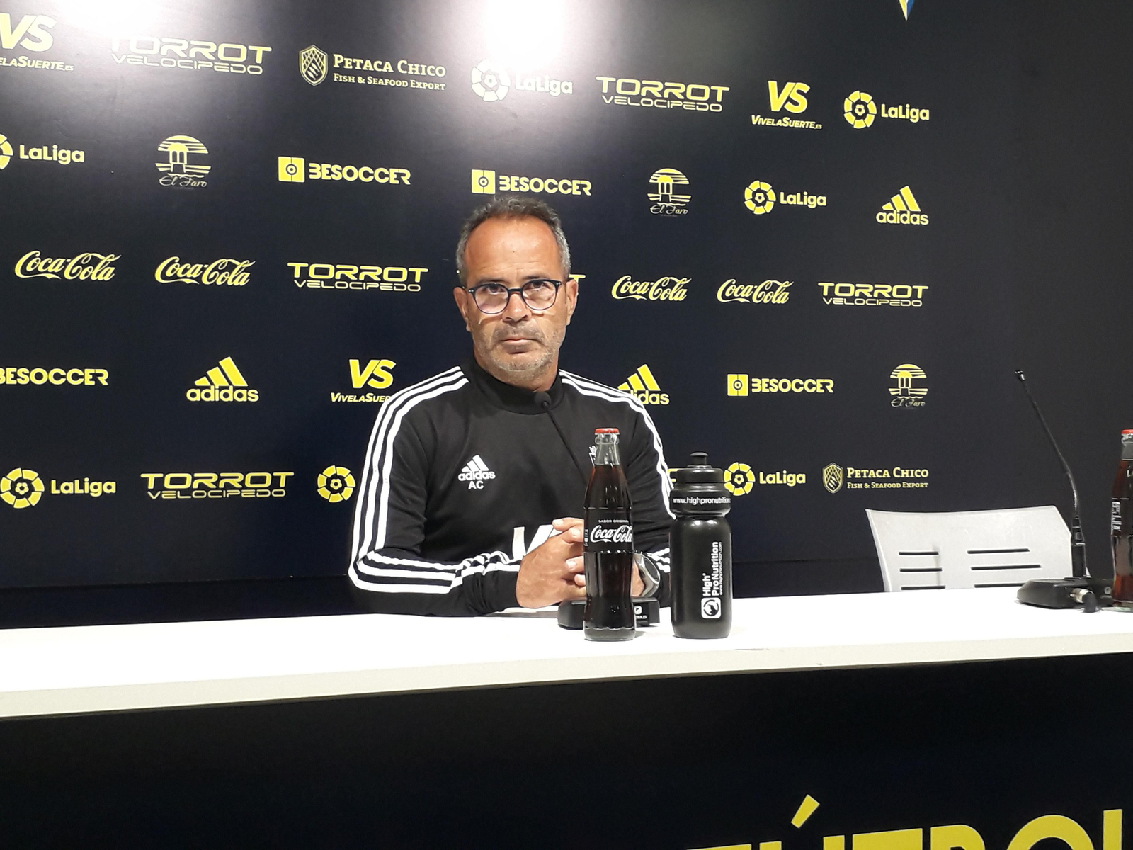 Cervera, este viernes en la sala de prensa de El Rosal.