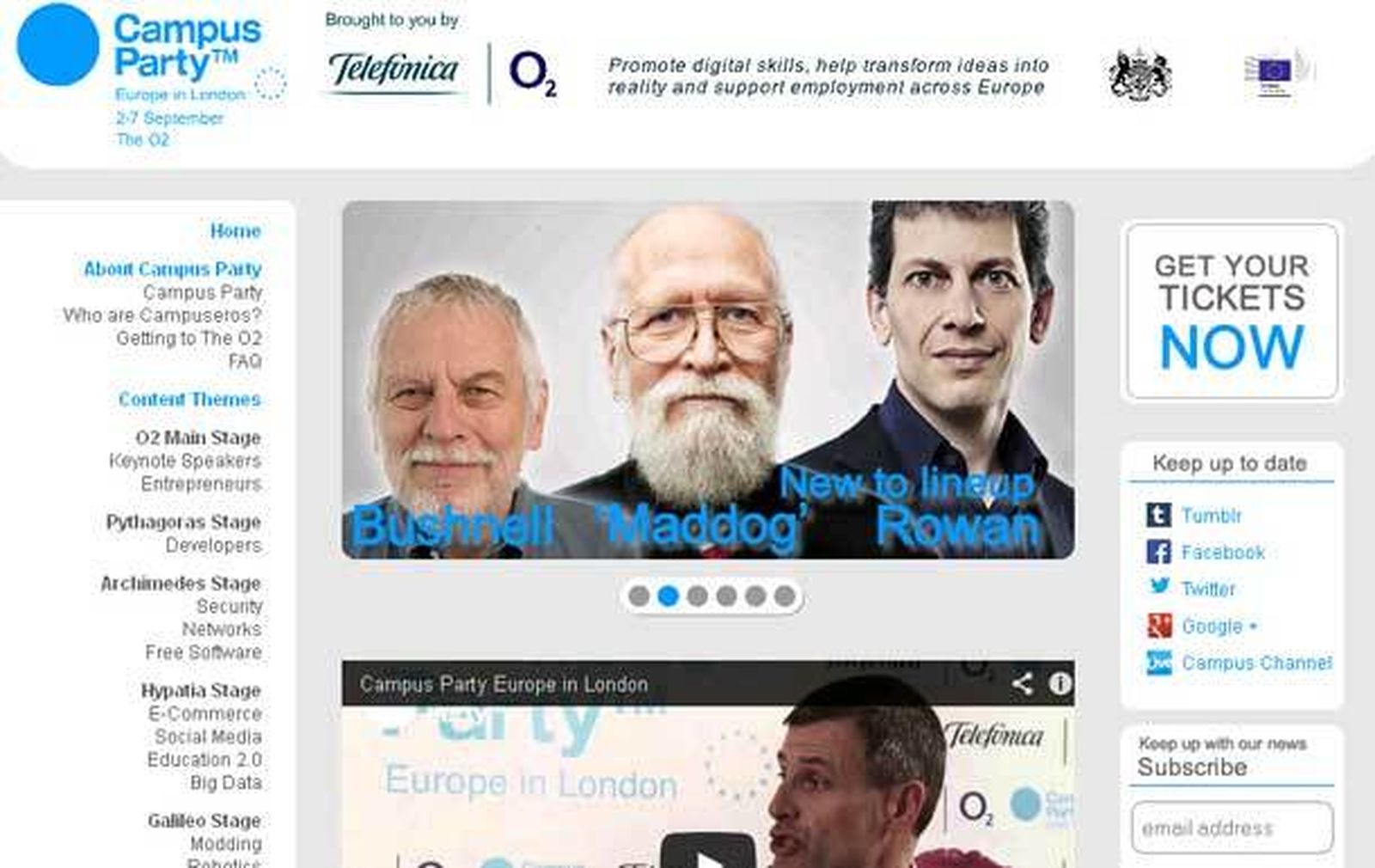 La Campus Party reunirá en septiembre a unos 10.000 jóvenes