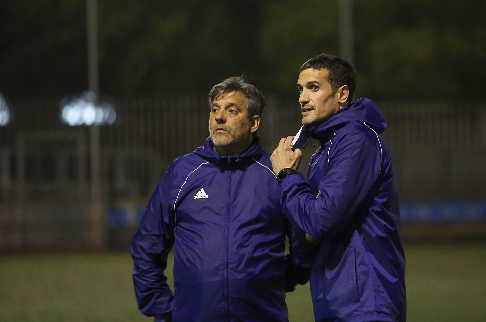 Imágenes del primer entrenamiento de Calle, nuevo entrenador del Xerez CD
