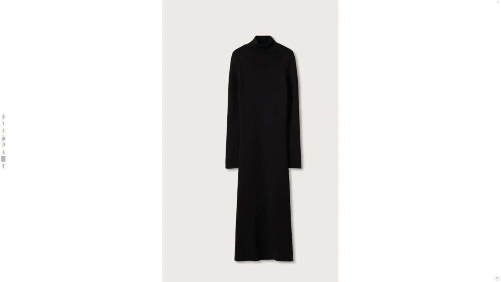 Vestido negro de Mango. Vestido negro de Mango.