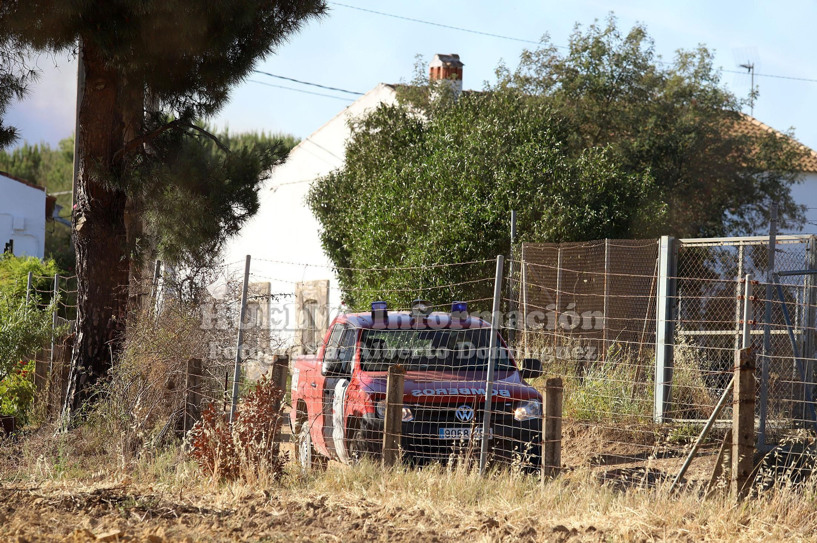 Imágenes del incendio de Fuente de la Corcha