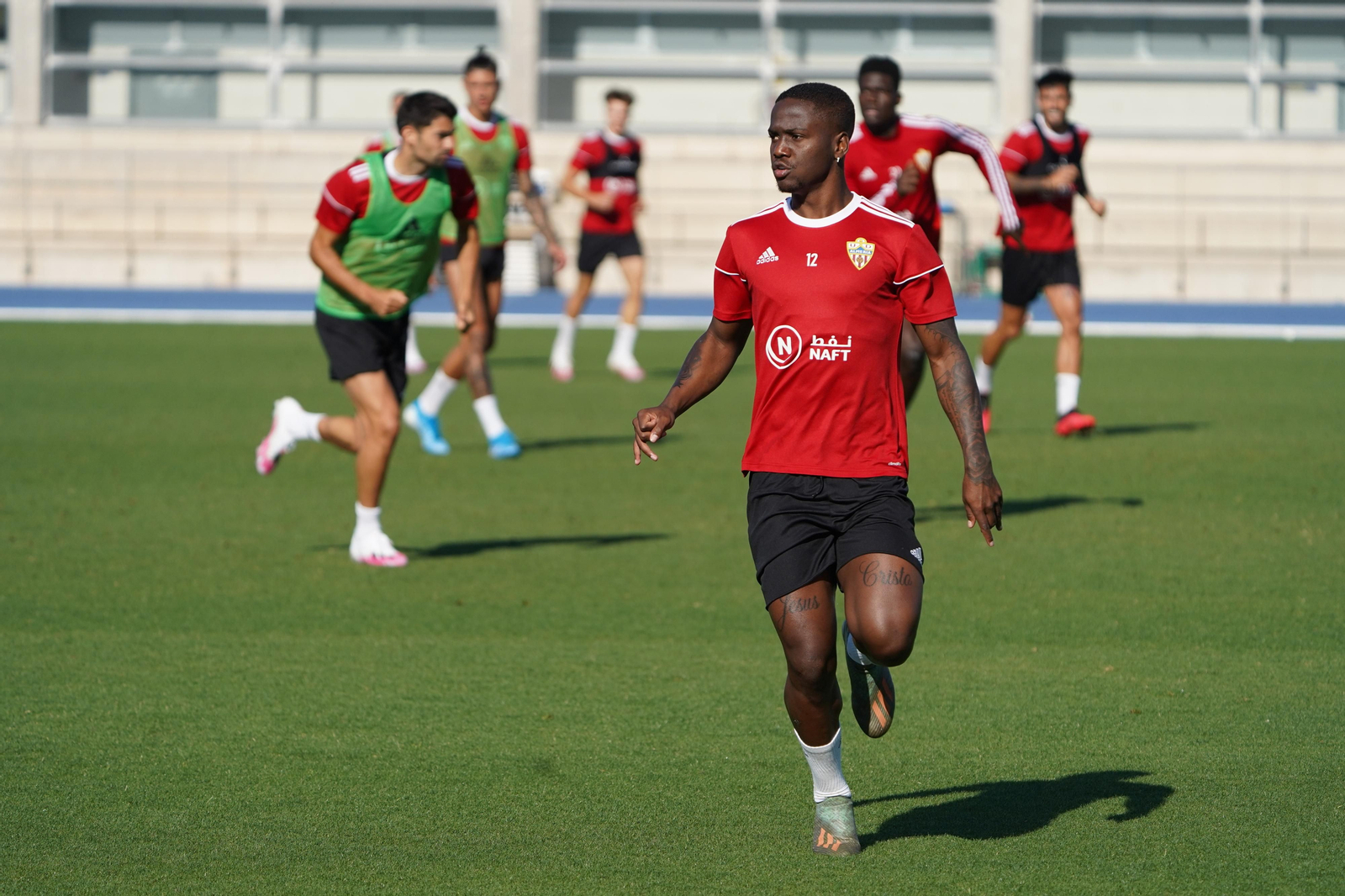 Entrenamiento matutino de la UDA (jueves 4)