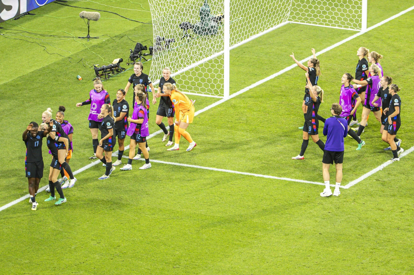 Las imágenes del Inglaterra-Italia