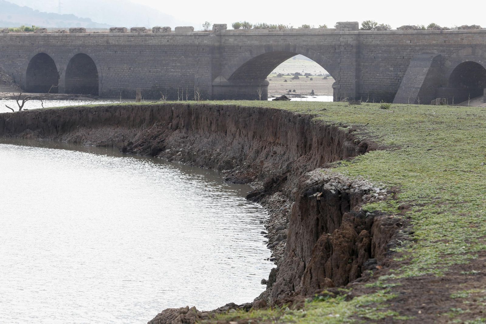 Fotos del estado del pantano de Charco Redondo en Los Barrios