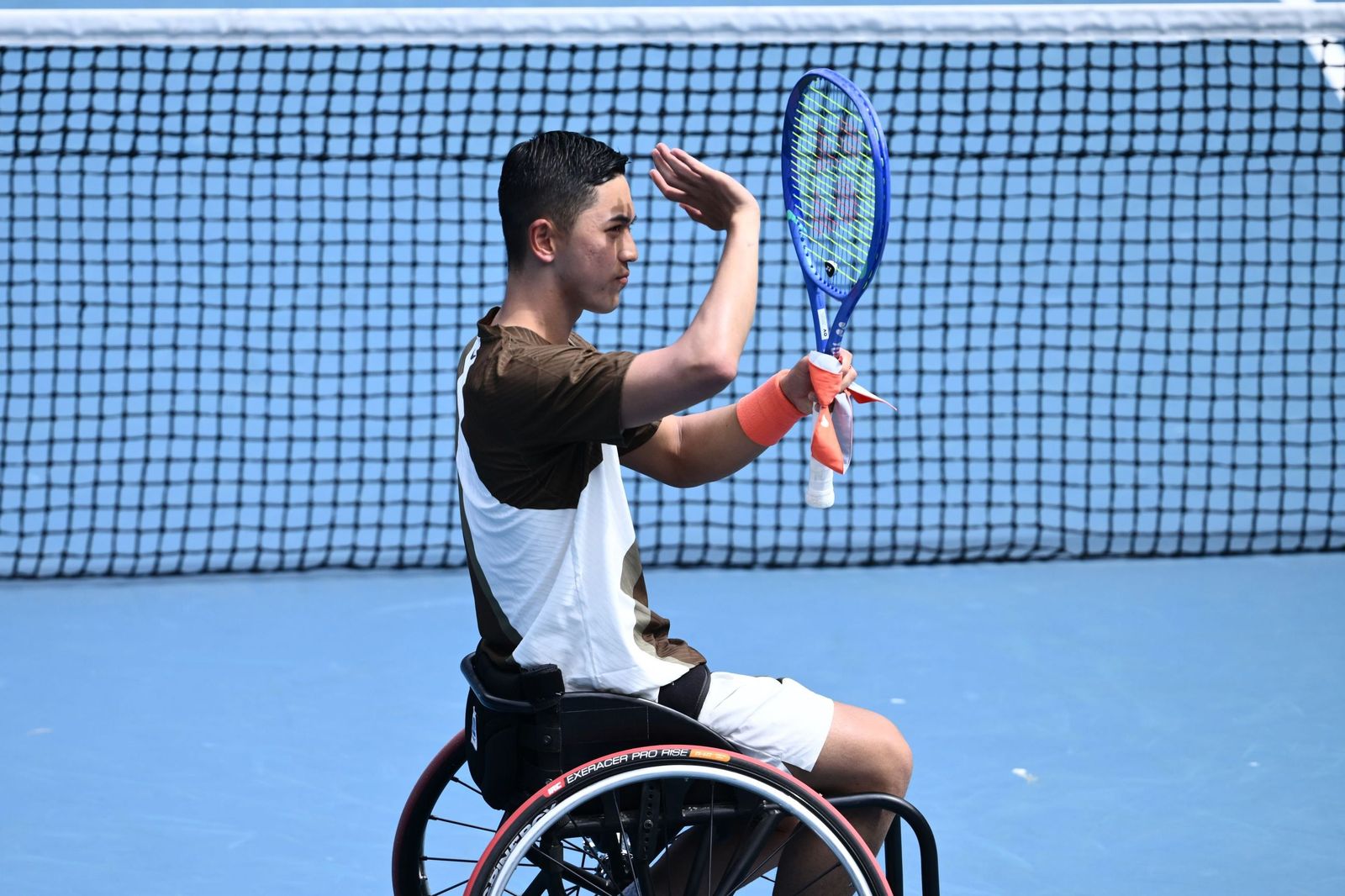 Las fotos de la retirada de Musetti ante Djokovic y del resto de cuartos de final