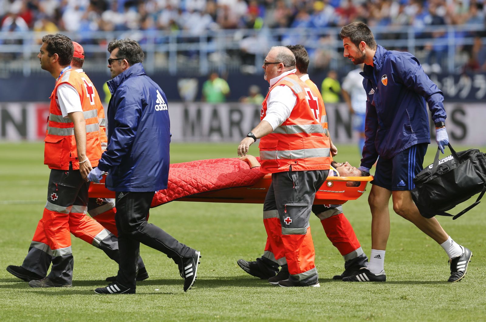 Las imágenes del Málaga-Valencia