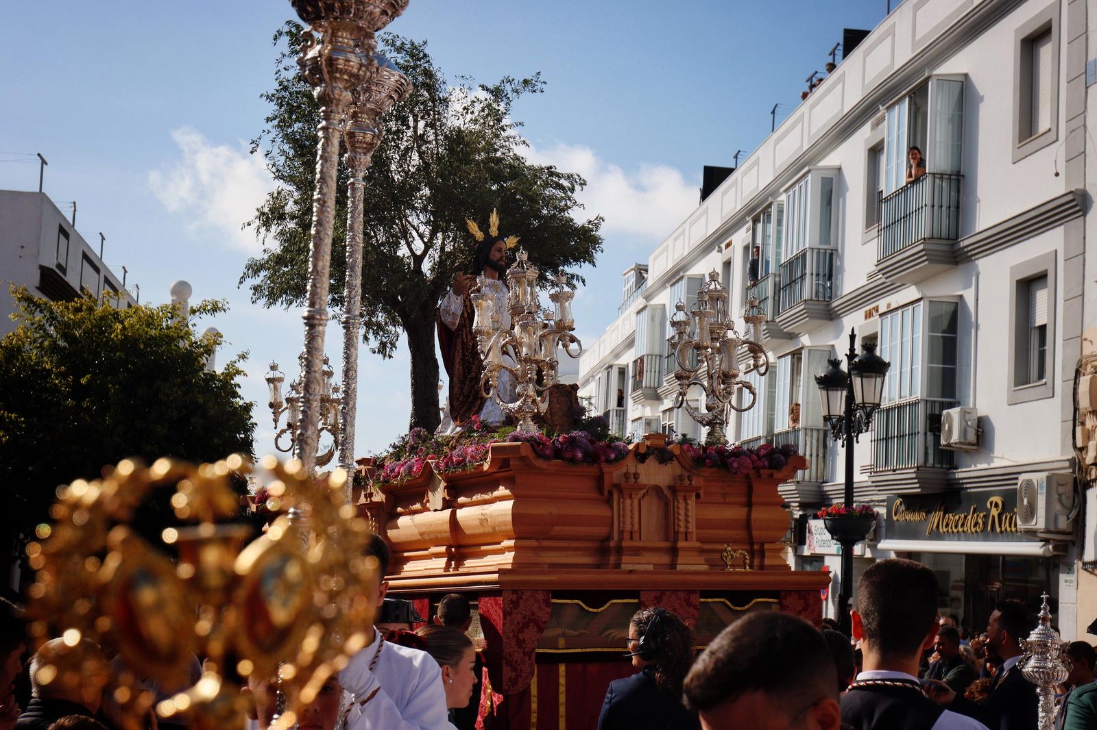 Imágenes de la salida de La oración en El Huerto en la Semana Santa de Chiclana 2025