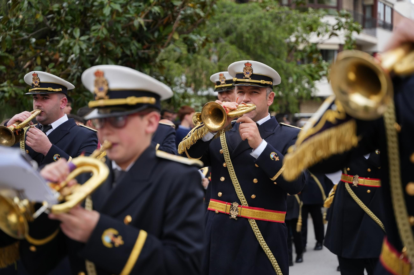 La procesión de Pasión en el Lunes Santo de Lucena
