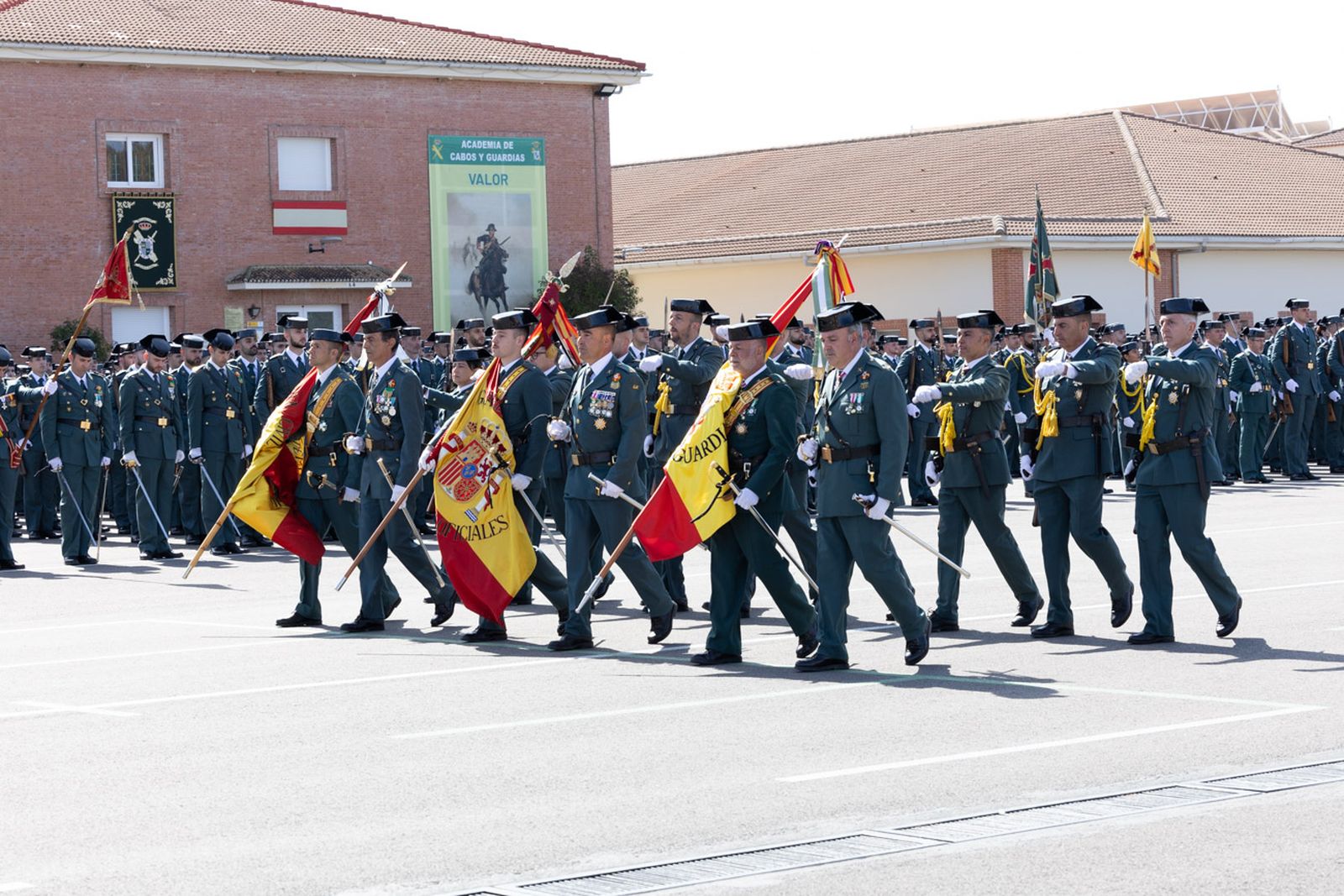 Jura de bandera de la 130ª promoción de guardias civiles de la Academia de Baeza