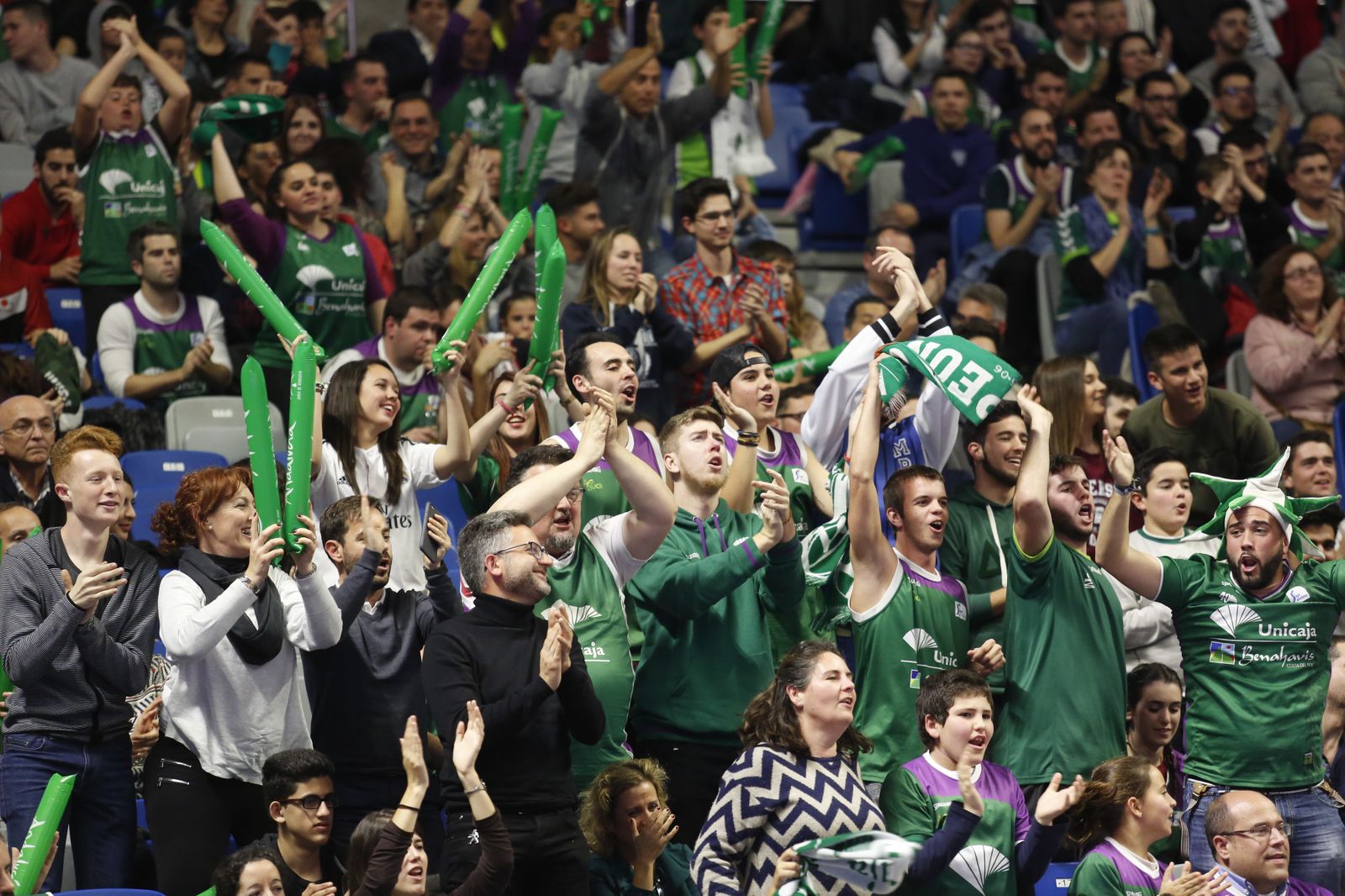 Imágenes del Unicaja-Bayern de Múnich