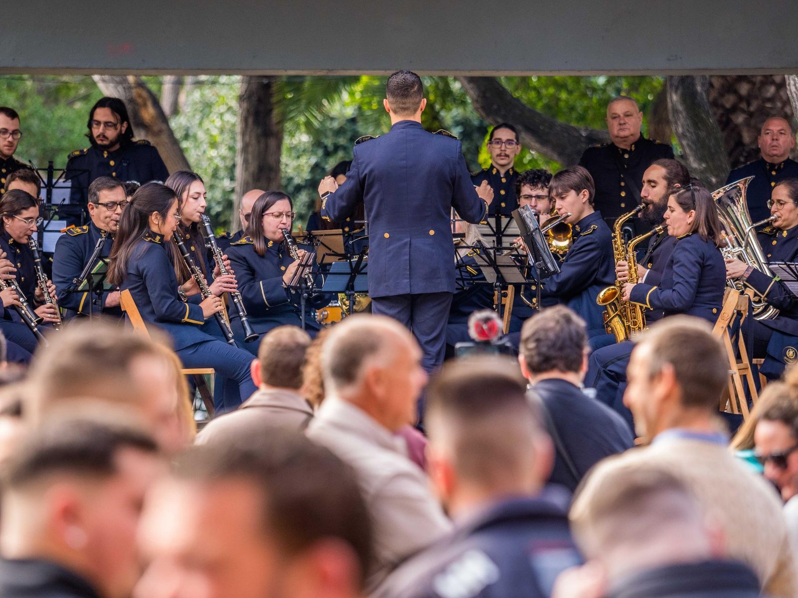 Sones cofrades en el Parque: celebrado el certamen de bandas de Nazareno en San Fernando