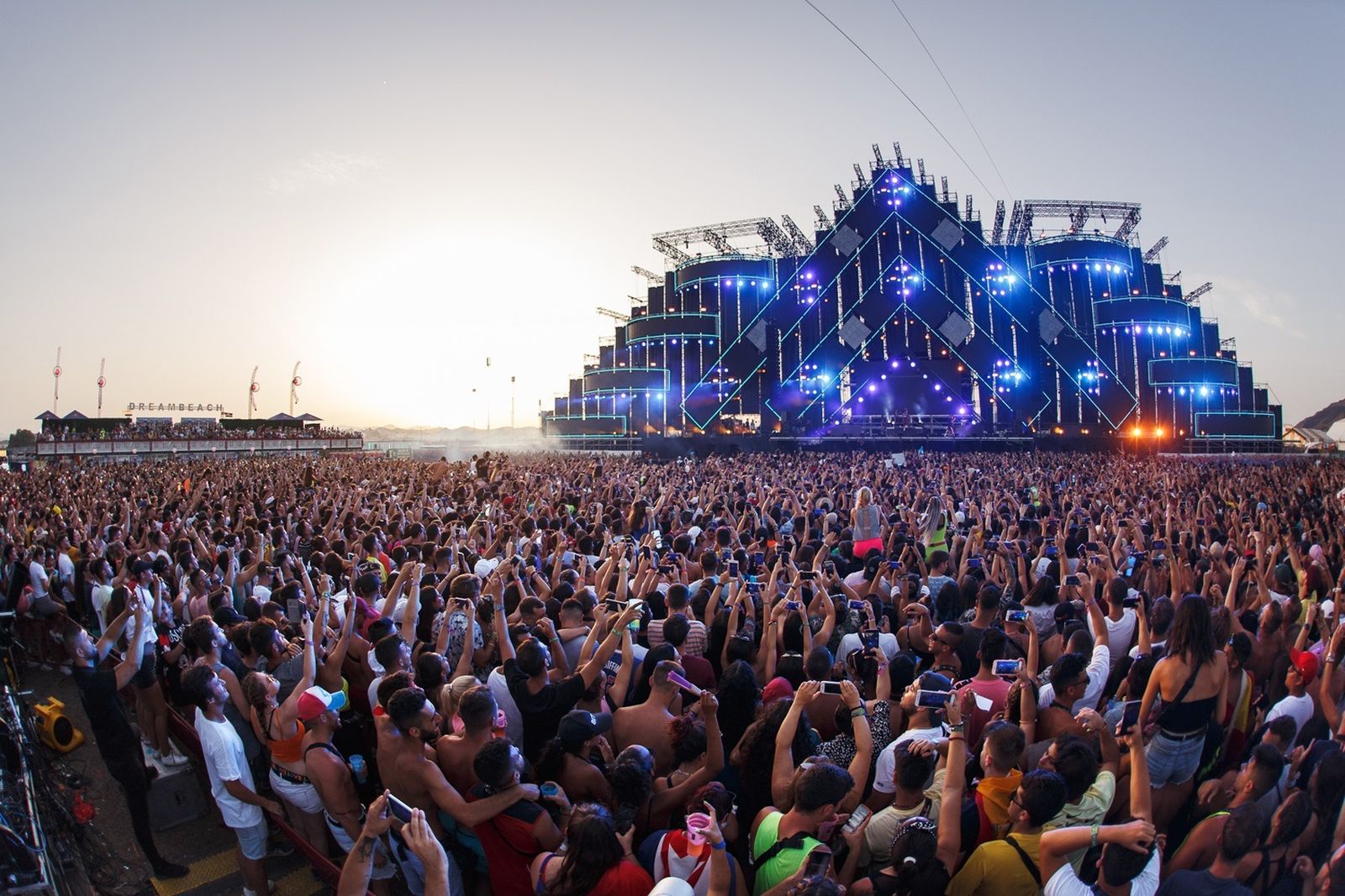 Aspecto de uno de los conciertos en Dreambeach en la edición de 2019.