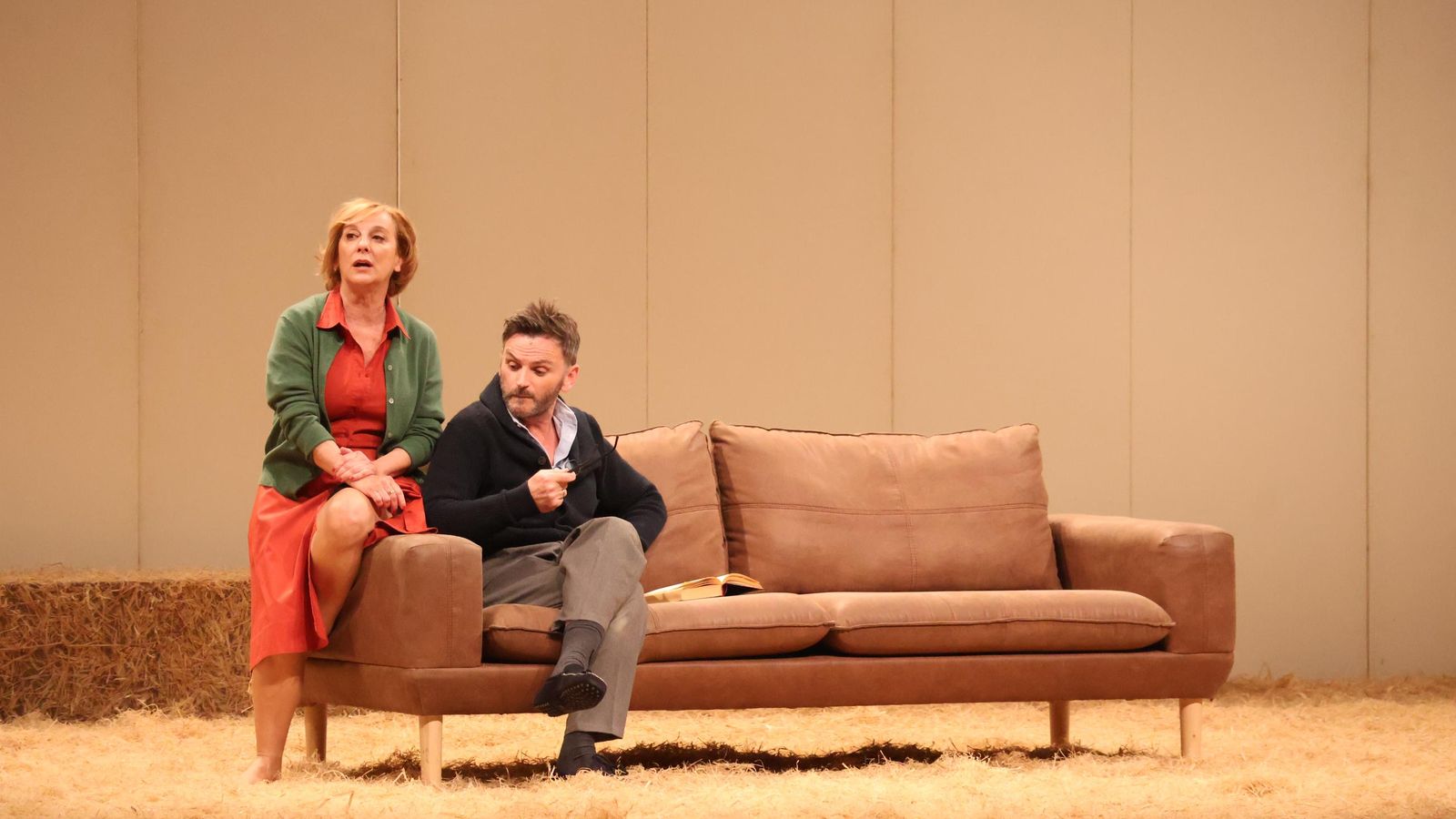 Fernando Tejero en una escena de la obra ‘Camino al zoo’.