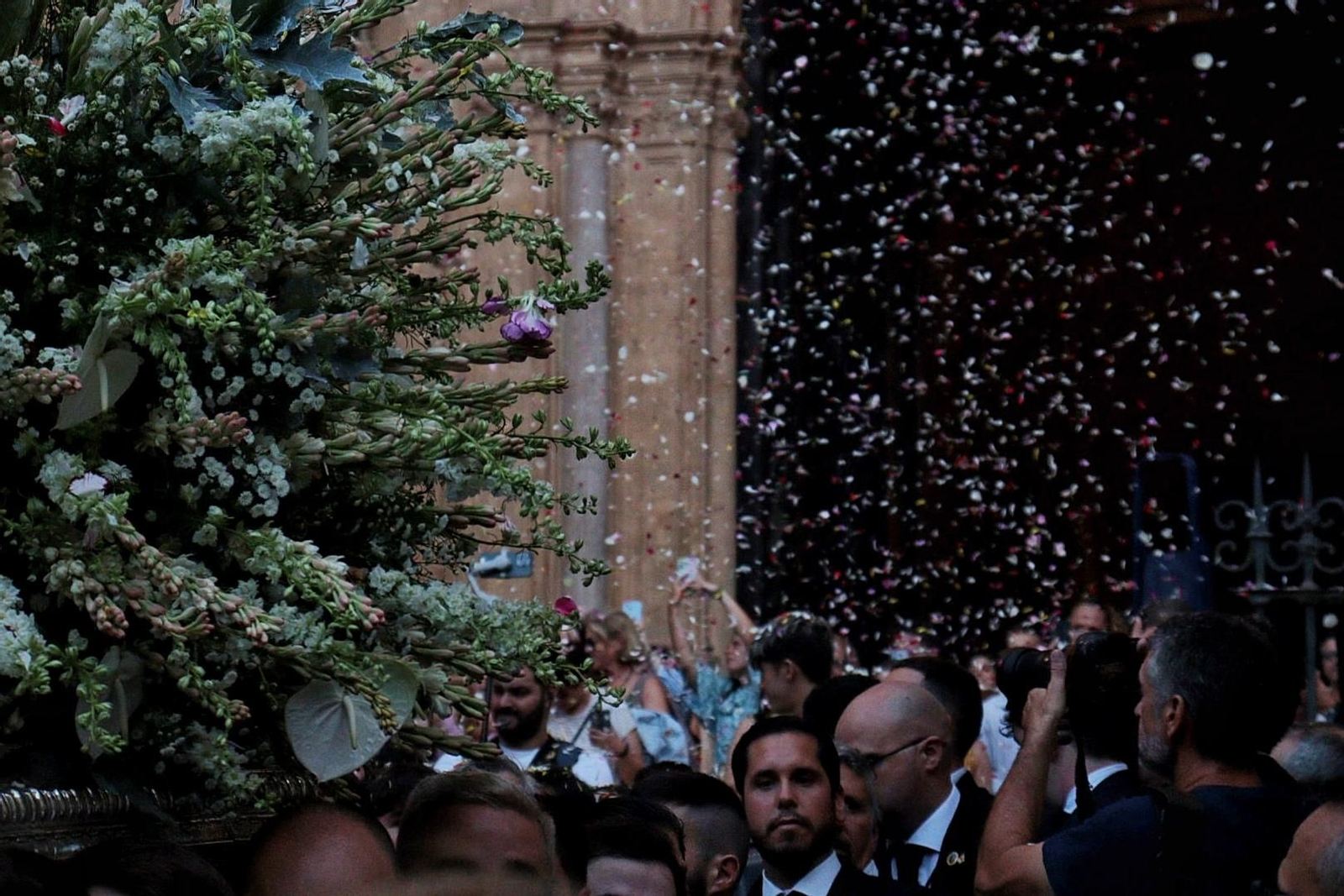 La procesión de la Virgen de la Victoria, en fotos