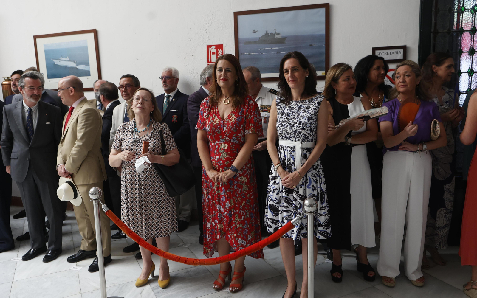 Entrega de mando de la Comandancia Naval de Sevilla al capitán de navío José Daniel González-Aller Lacalle