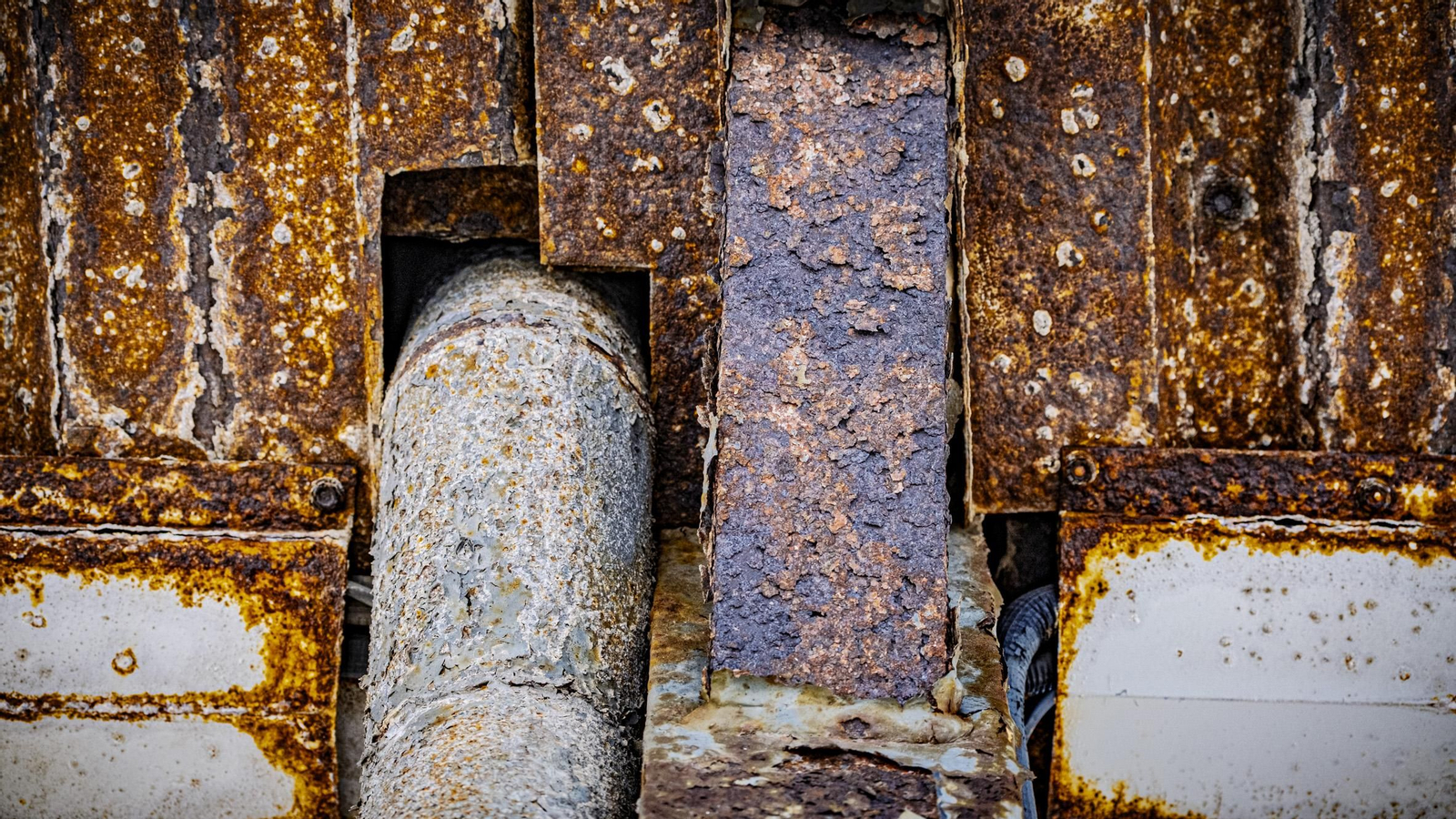 Las imágenes del estado de la estación de trenes en Cortadura