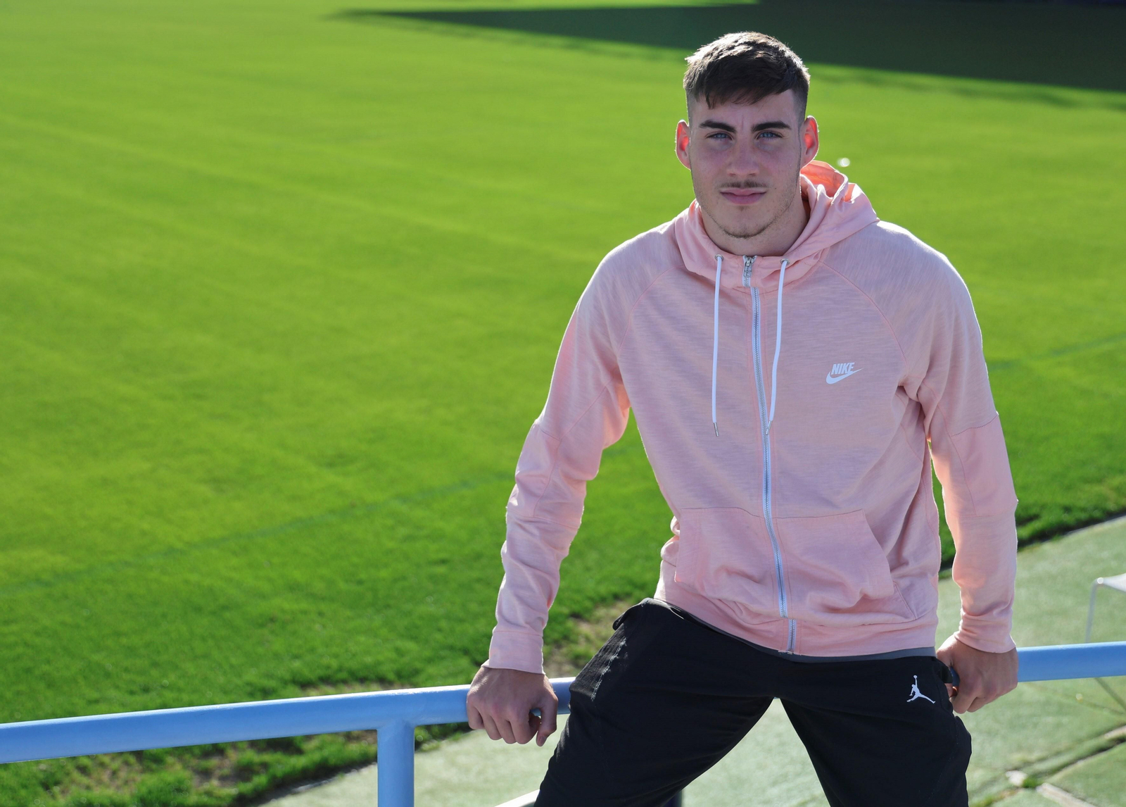 Las fotos de la entrevista a Roberto Fernández, jugador del Málaga