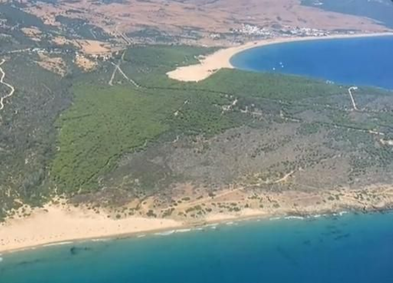 Un fragmento del vídeo de Bolonia desde las alturas