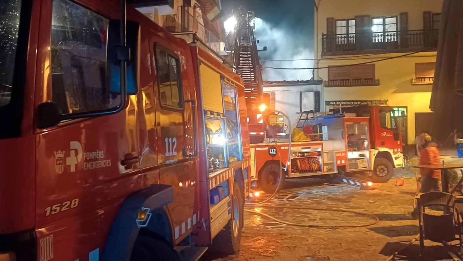 Imagen de archivo de una actuación de los Pompièrs d'Aran.