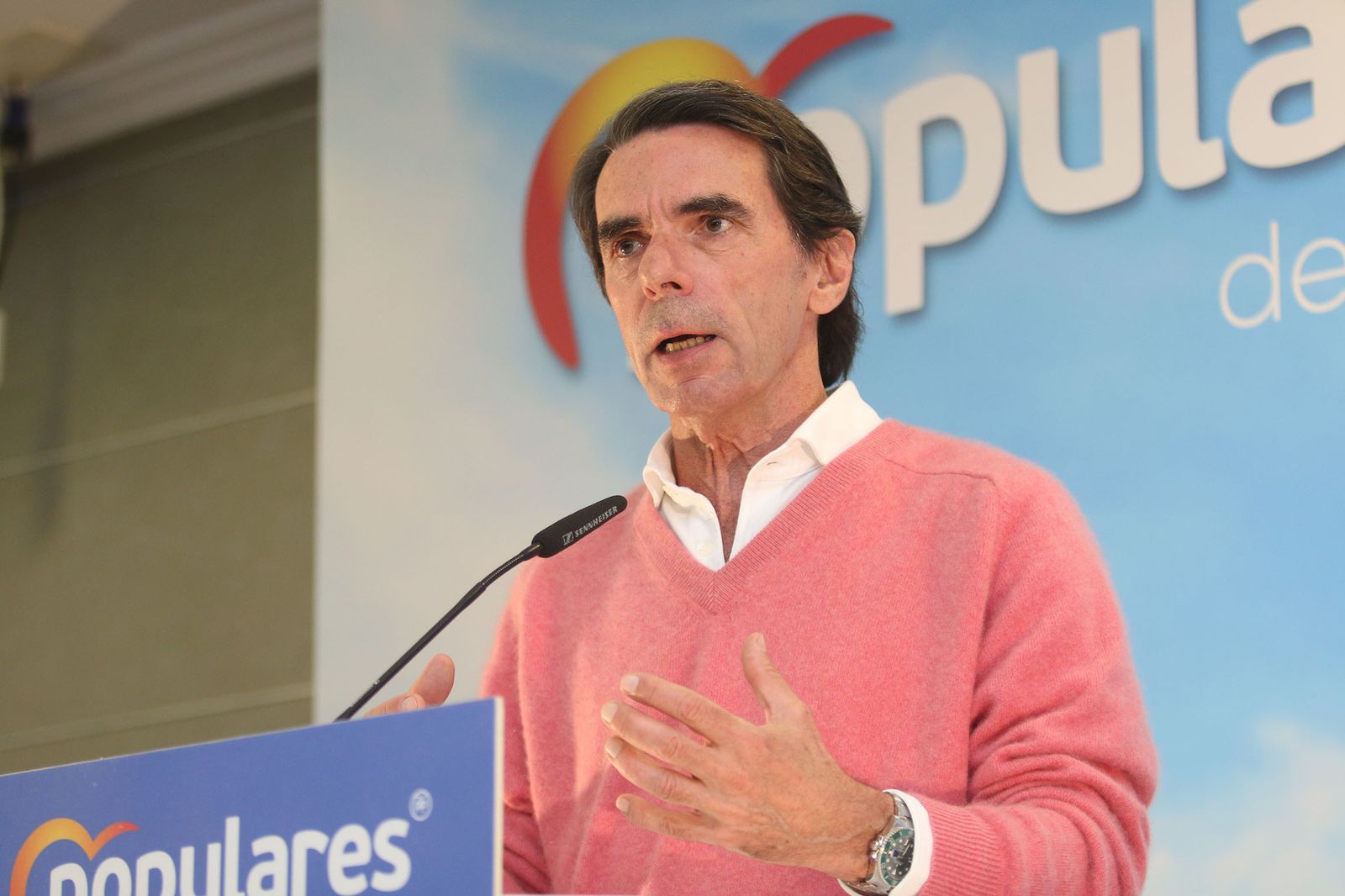Fotogalería del mitin de José María Aznar