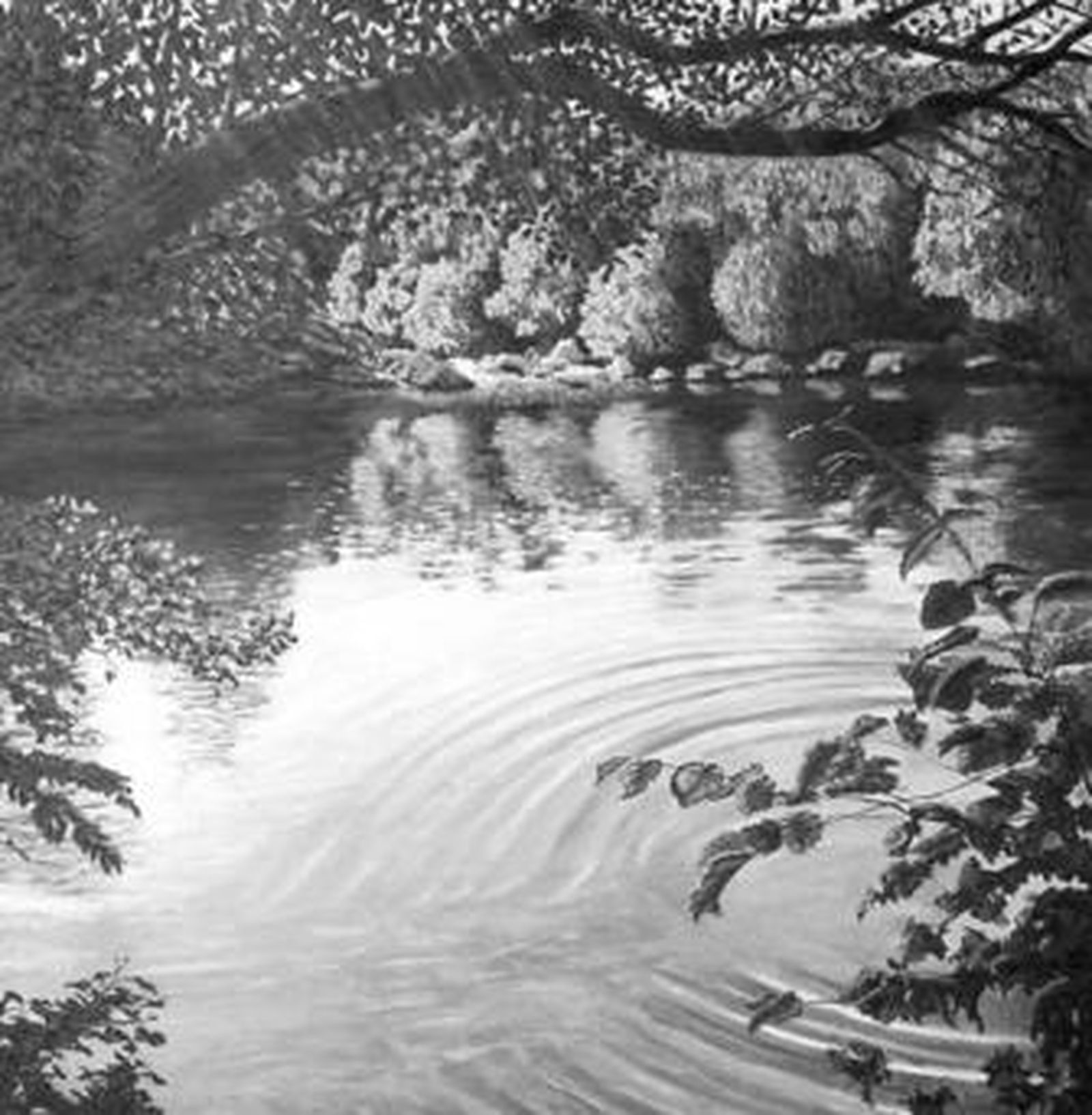 Una de las obras que integran la exposición 'Agua' del artista Juan Antonio García López.