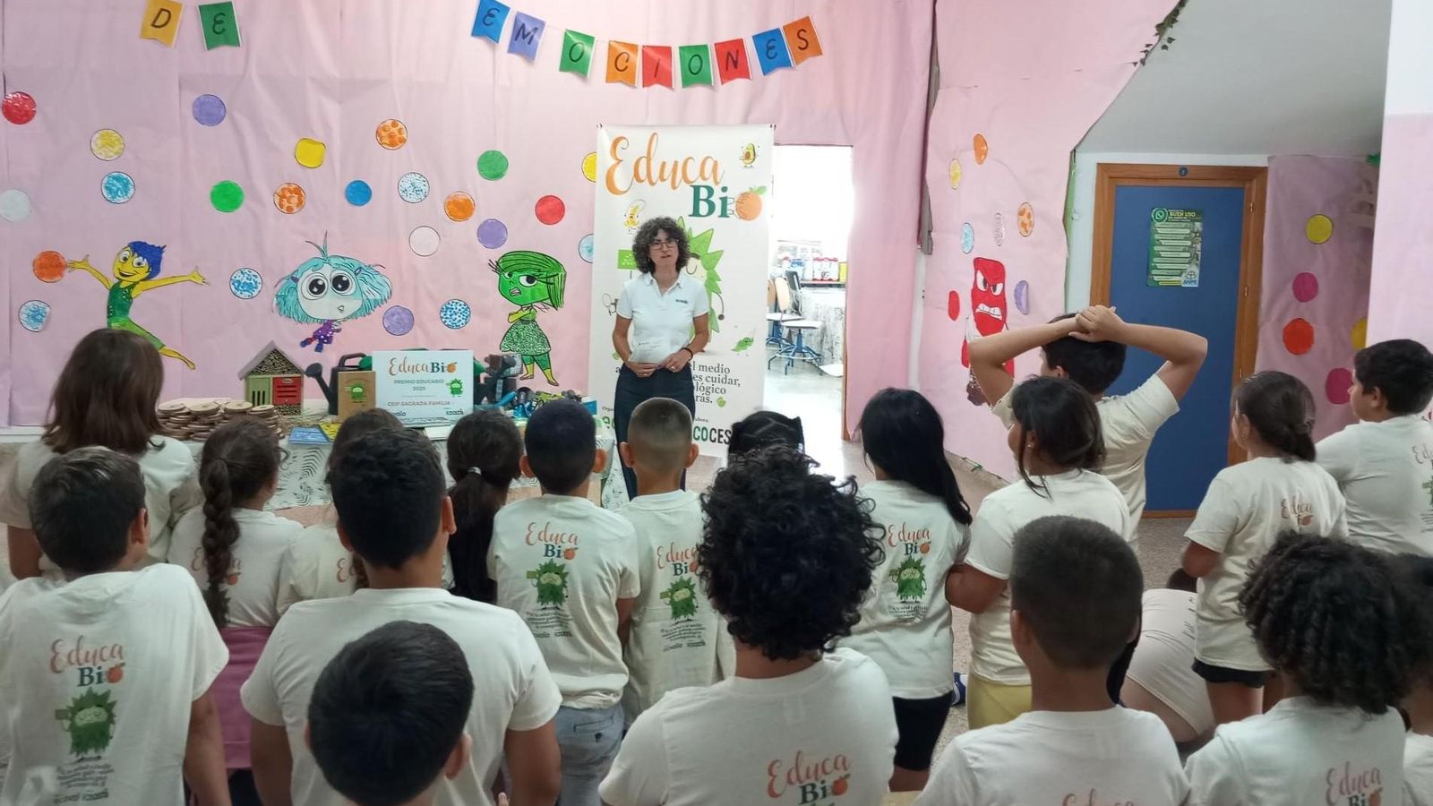 Un momento del acto celebrado este miércoles en el Sagrada Familia.