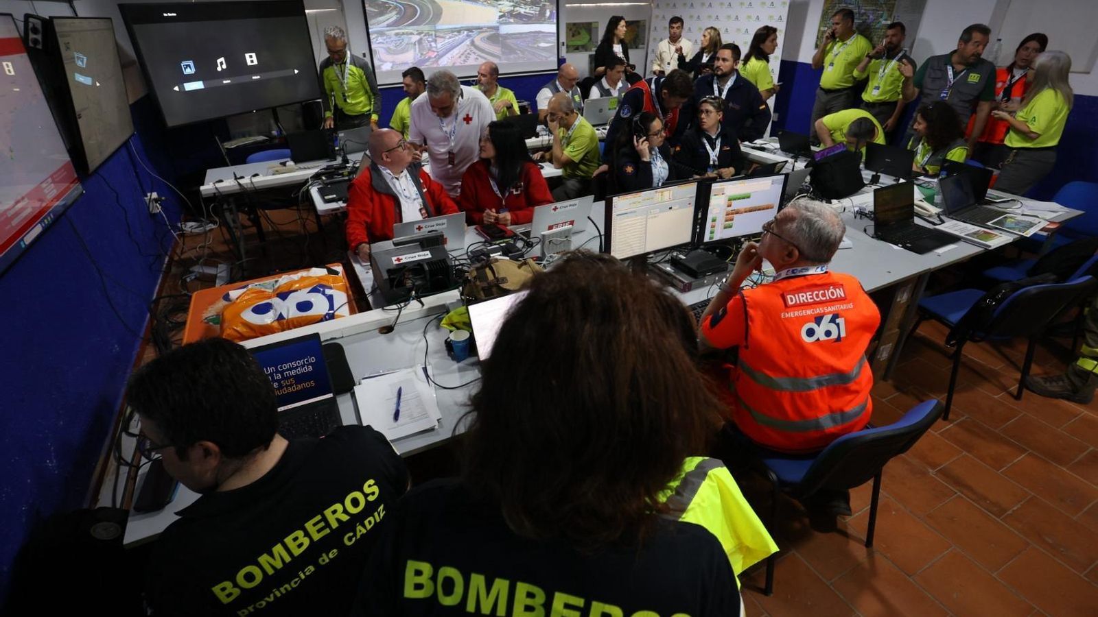 En el Plan de Emergencias por el Gran Premio participan bomberos, personal del 061 y del 112