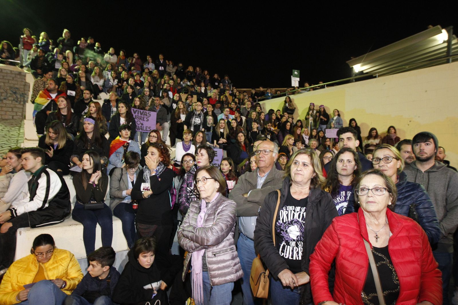 Fotogalería manifestación Día Internacional de la Mujer en Almería
