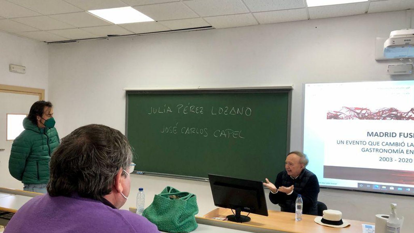 José Carlos Capel, en una de sus ponencias en Masterñam, de la UCA.
