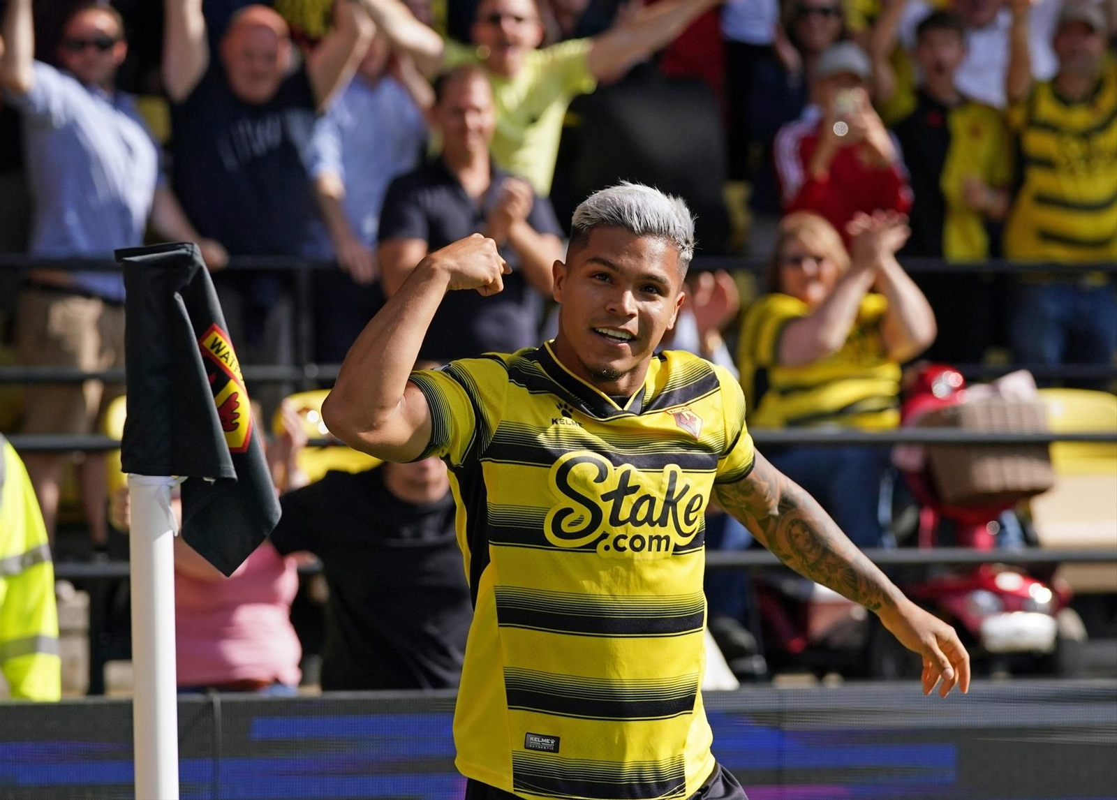 Las fotos de la carrera de Cucho Hernández