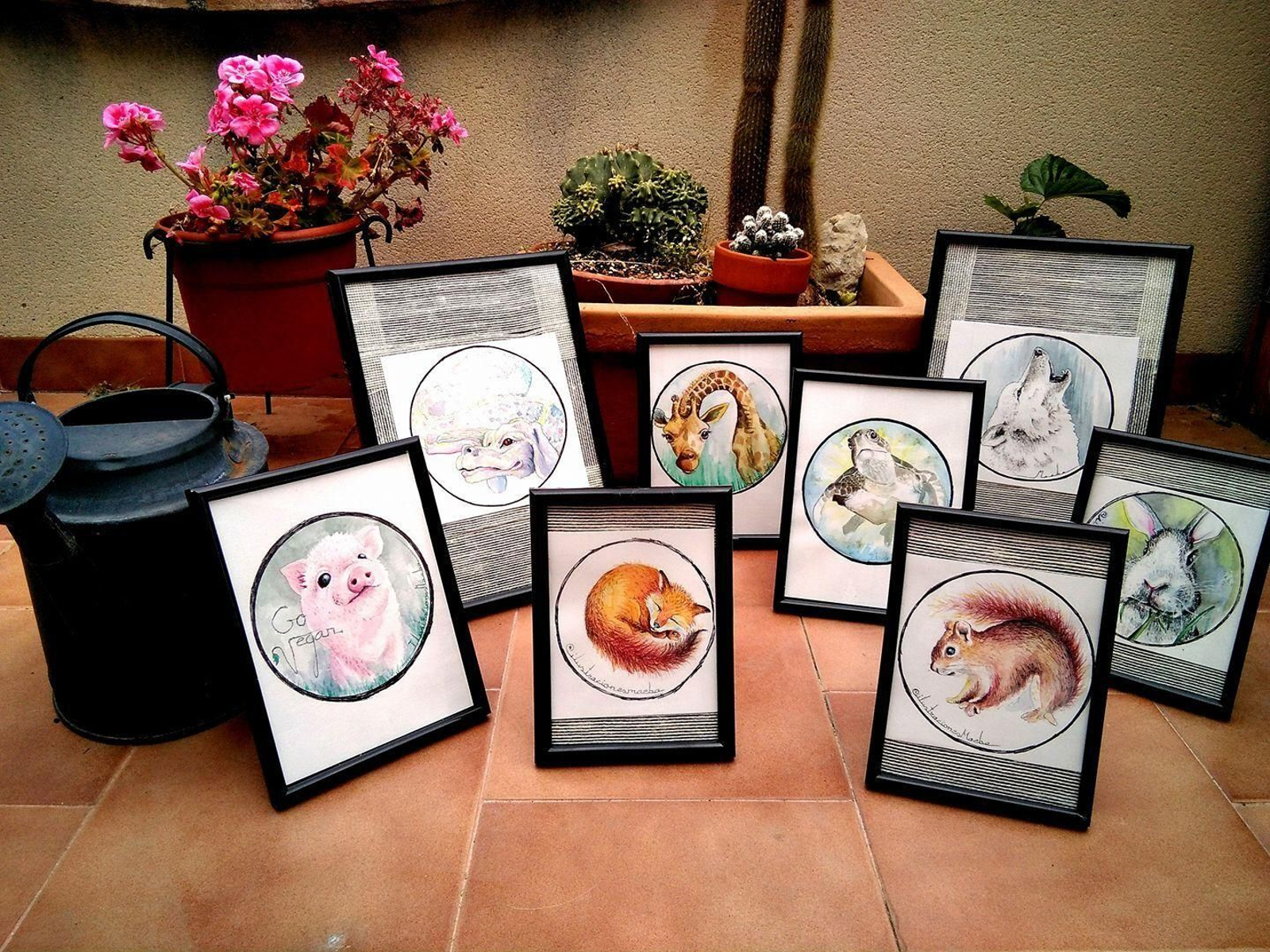 Los animales y la naturaleza son fuente de inspiración para la artista jiennense.