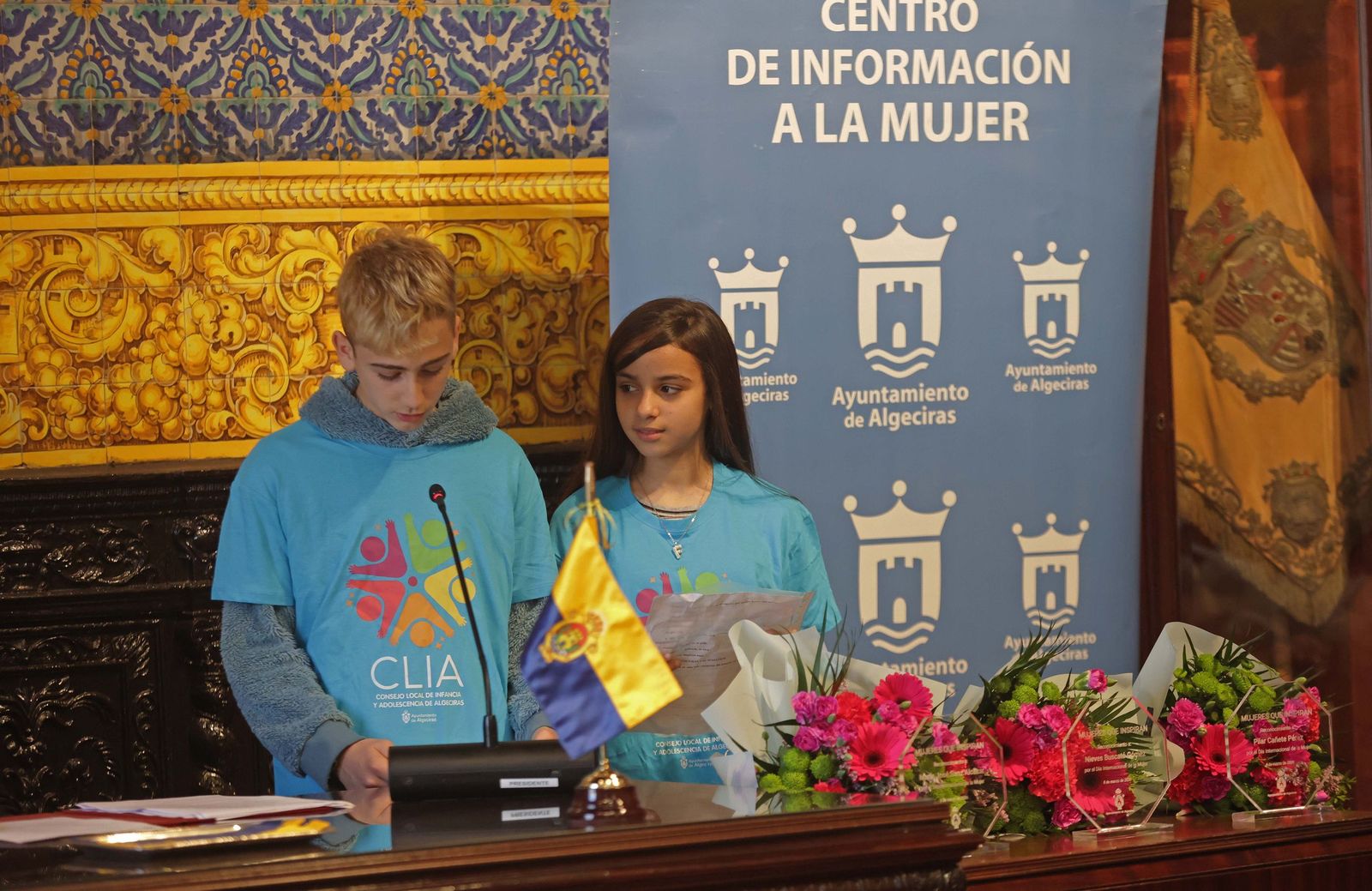 Fotos del acto institucional Mujeres que inspiran en el Ayuntamiento de Algeciras