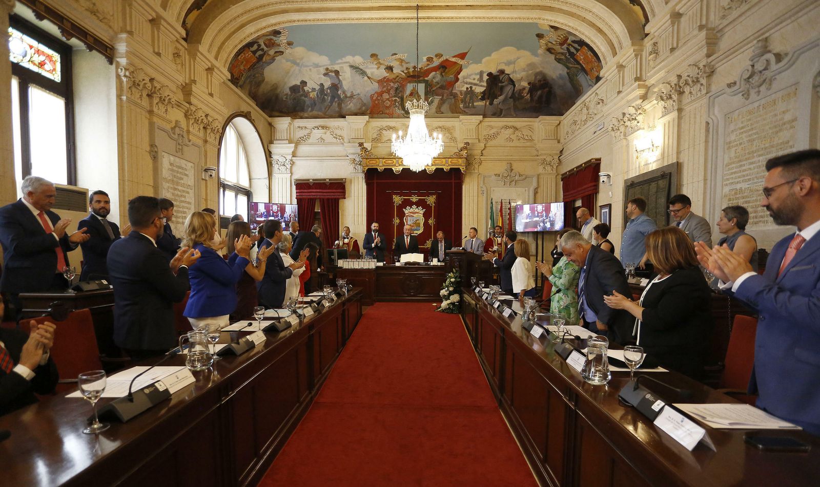 Las fotos de la constitución del Ayuntamiento de Málaga