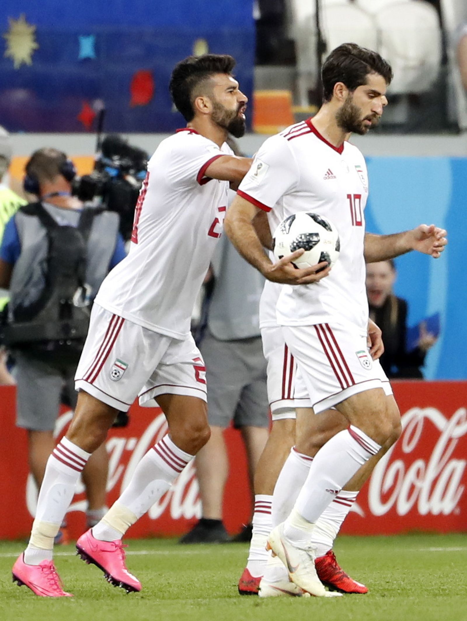 Las imágenes del Irán-Portugal