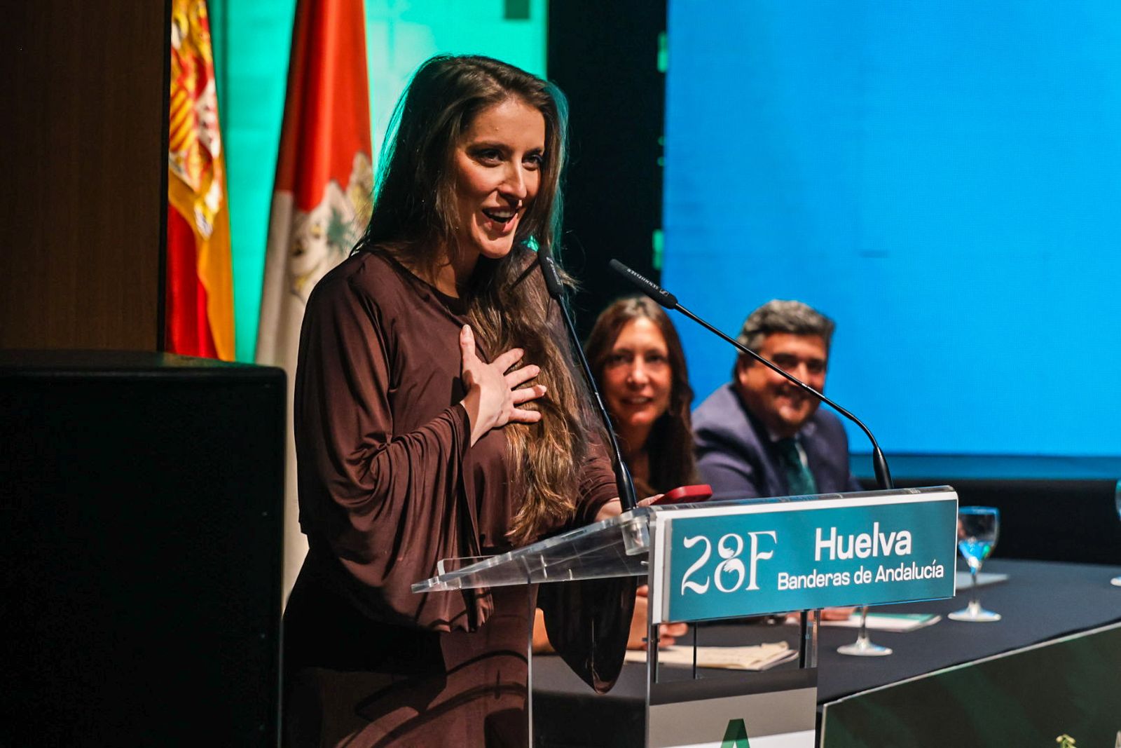 Fotografías del acto de entrega de las Banderas de Andalucía con motivo del 28F