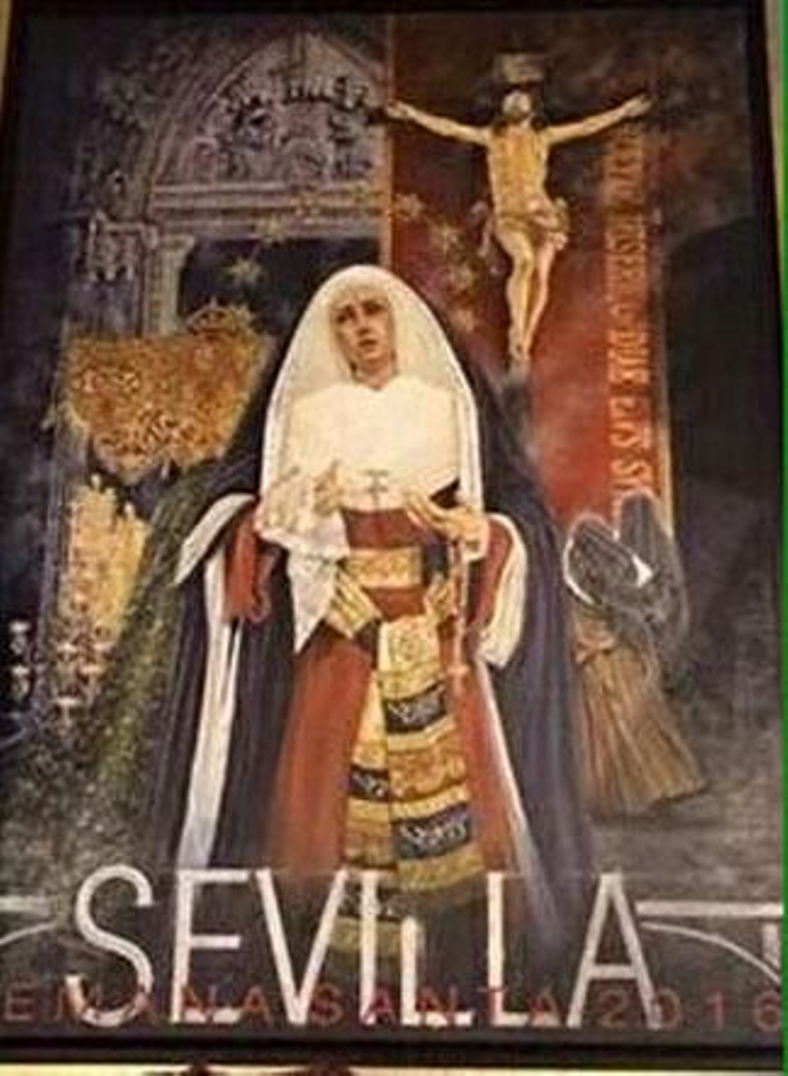 La Virgen de las Aguas, protagonista del cartel de la Semana Santa