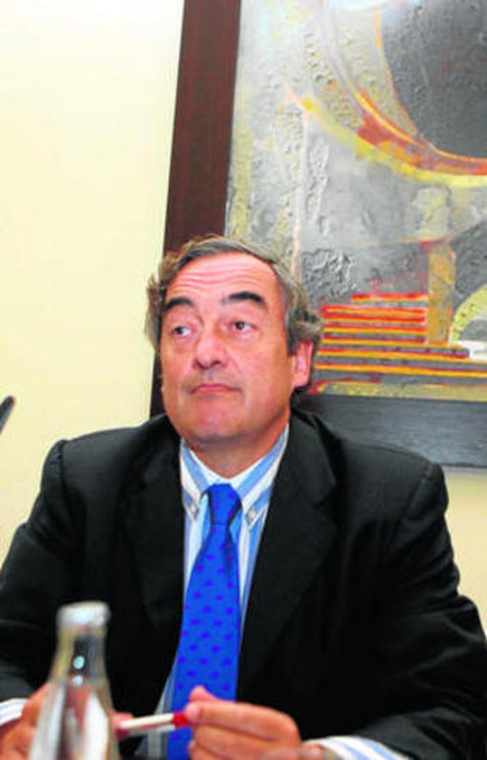 El presidente de la patronal catalana, Joan Rosell.